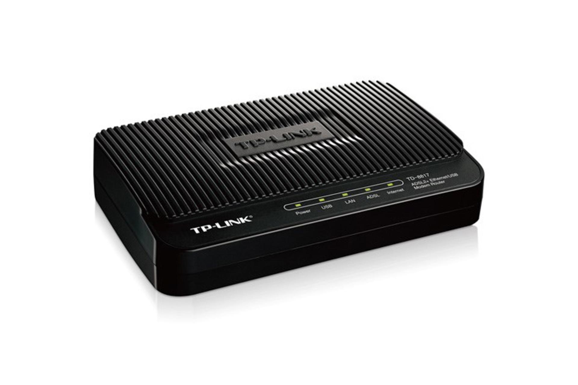 نمای کناری مودم - روتر تی پی لینک tp-link TD-8817