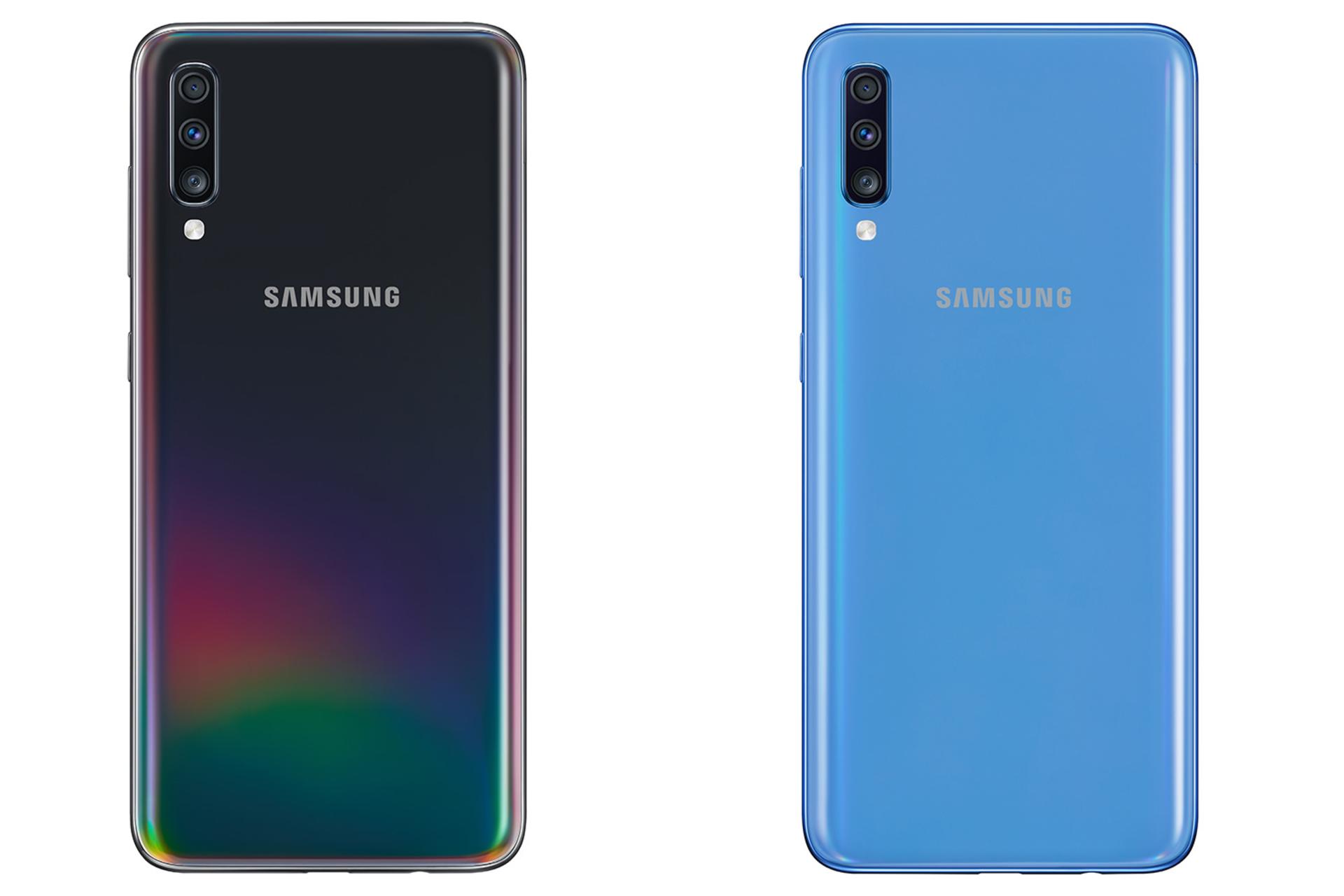 گوشی سامسونگ گلگسی A70 - نمای پشت - Samsung Galaxy A70