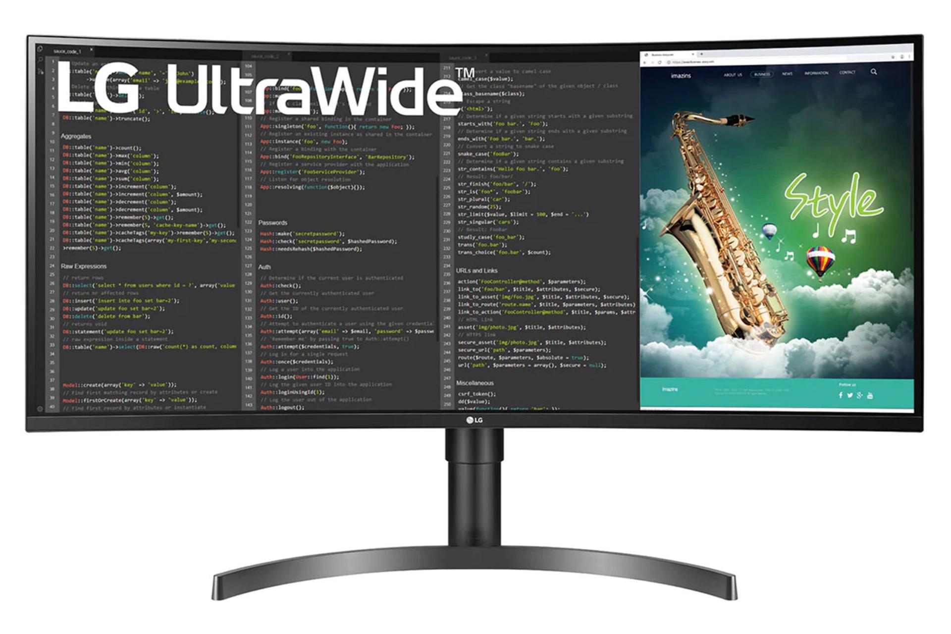 مانیتور ال جی 35 اینچ مدل 35WN75C