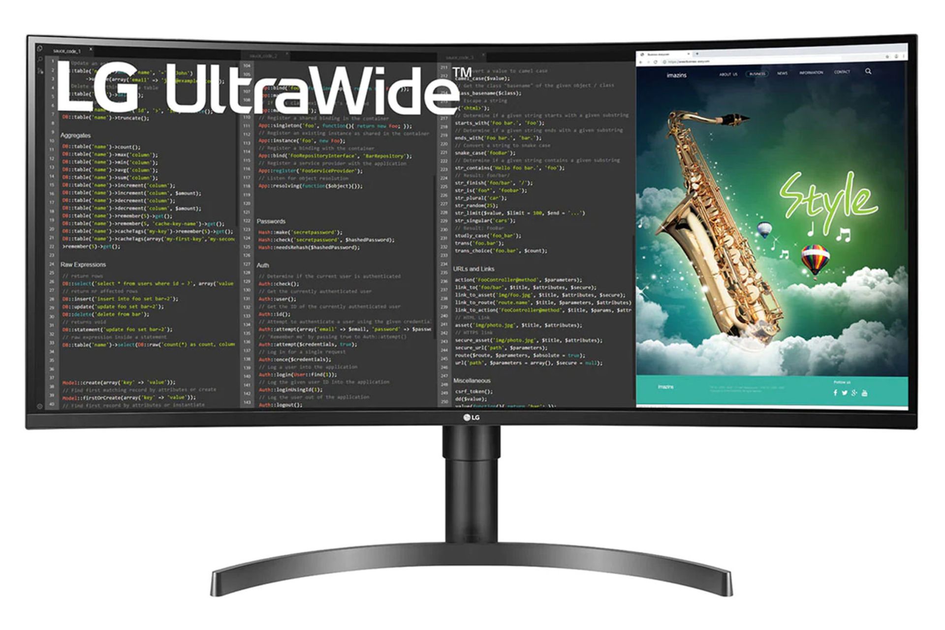 مانیتور ال جی 35 اینچ مدل 35WN75C