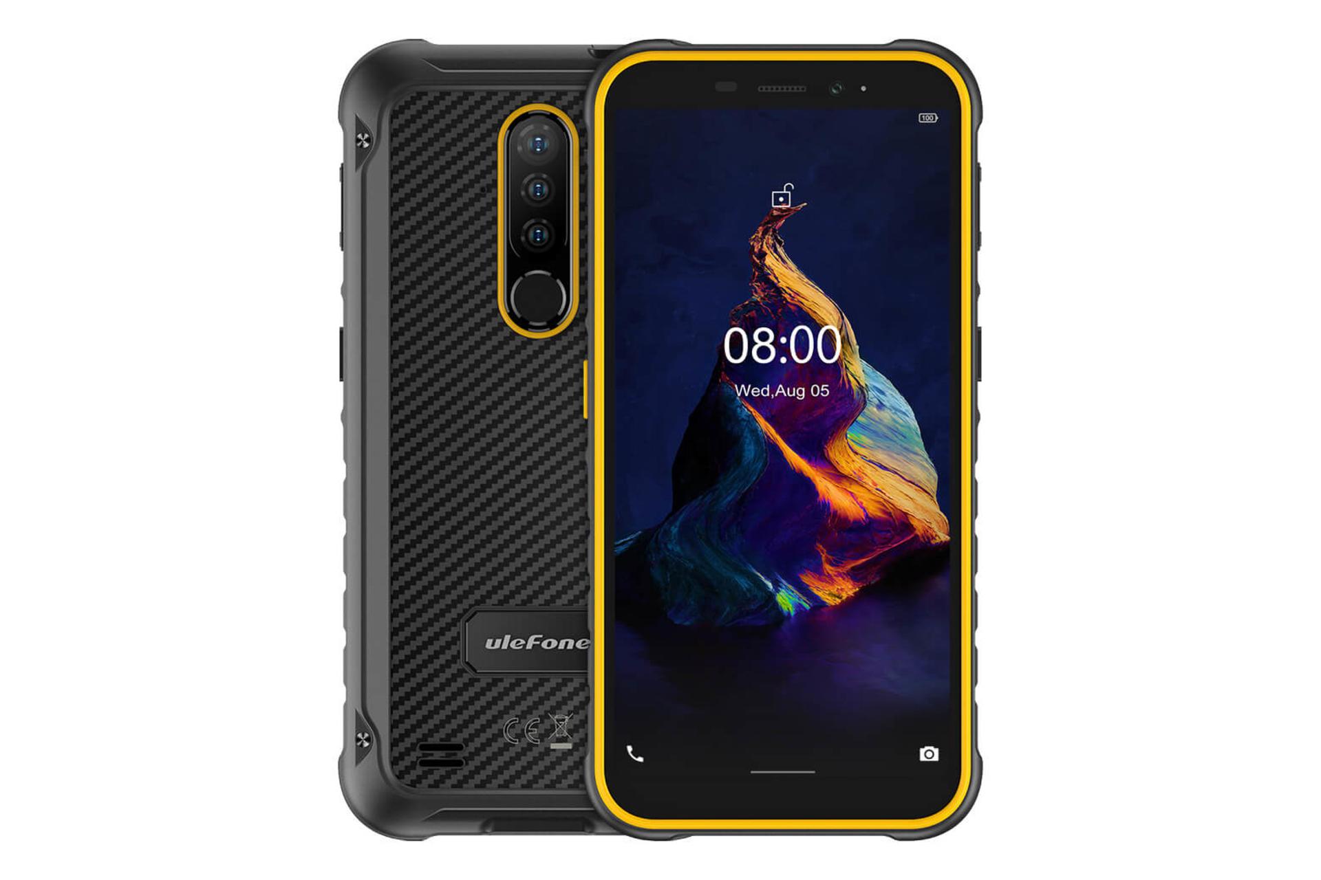 گوشی موبایل یولفون Ulefone Armor X8 نارنجی
