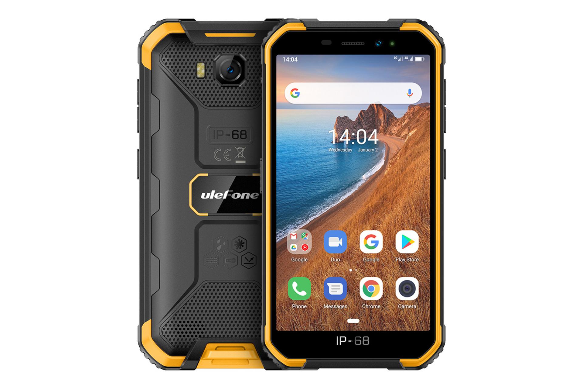 گوشی موبایل یولفون Ulefone Armor X6 نارنجی