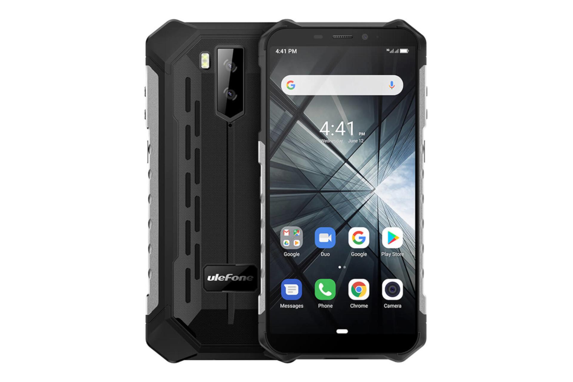 گوشی موبایل یولفون Ulefone Armor X3 نقره ای
