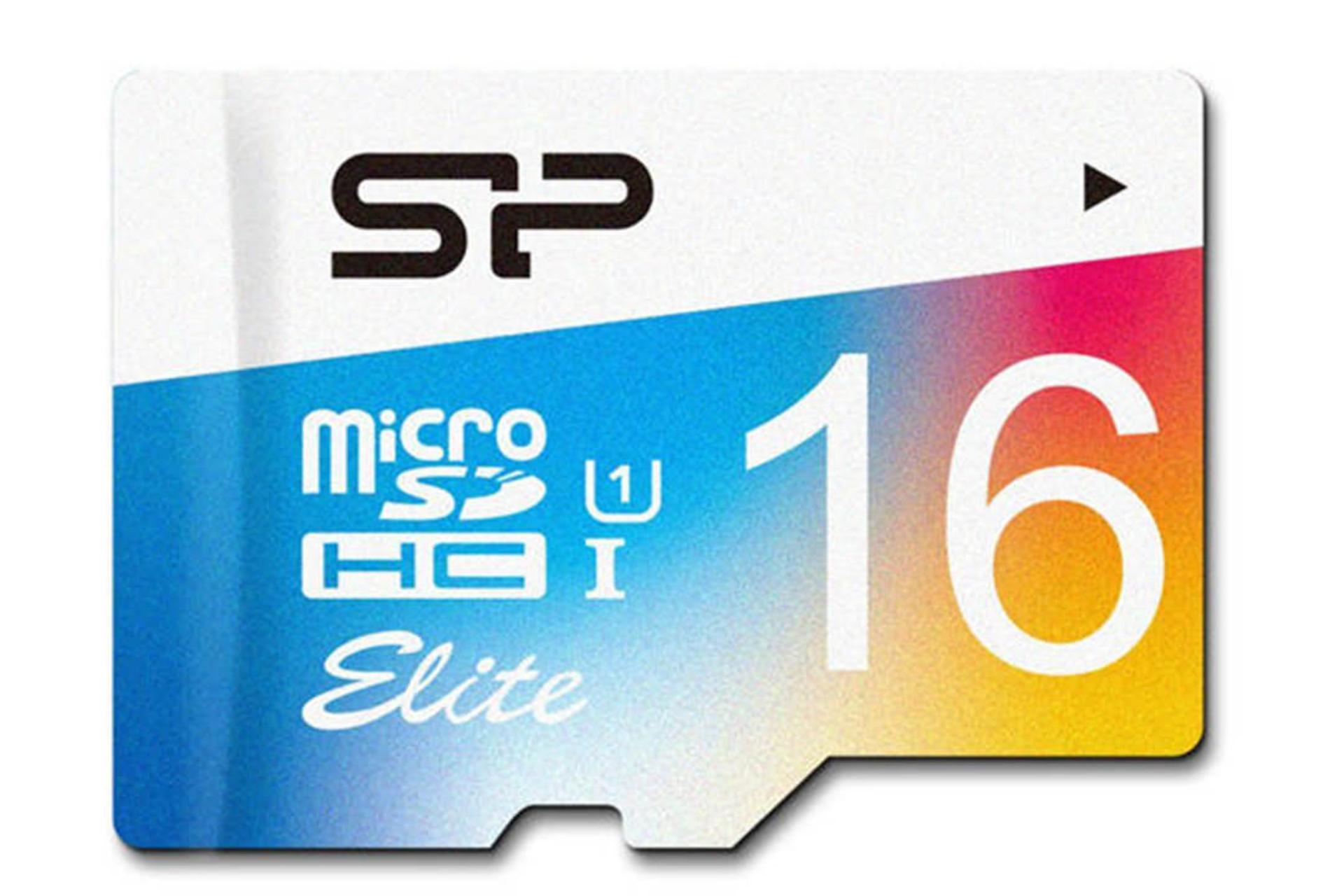 مرجع متخصصين ايران Silicon Power Color Elite microSDXC Class 10 UHS-I U1 16GB