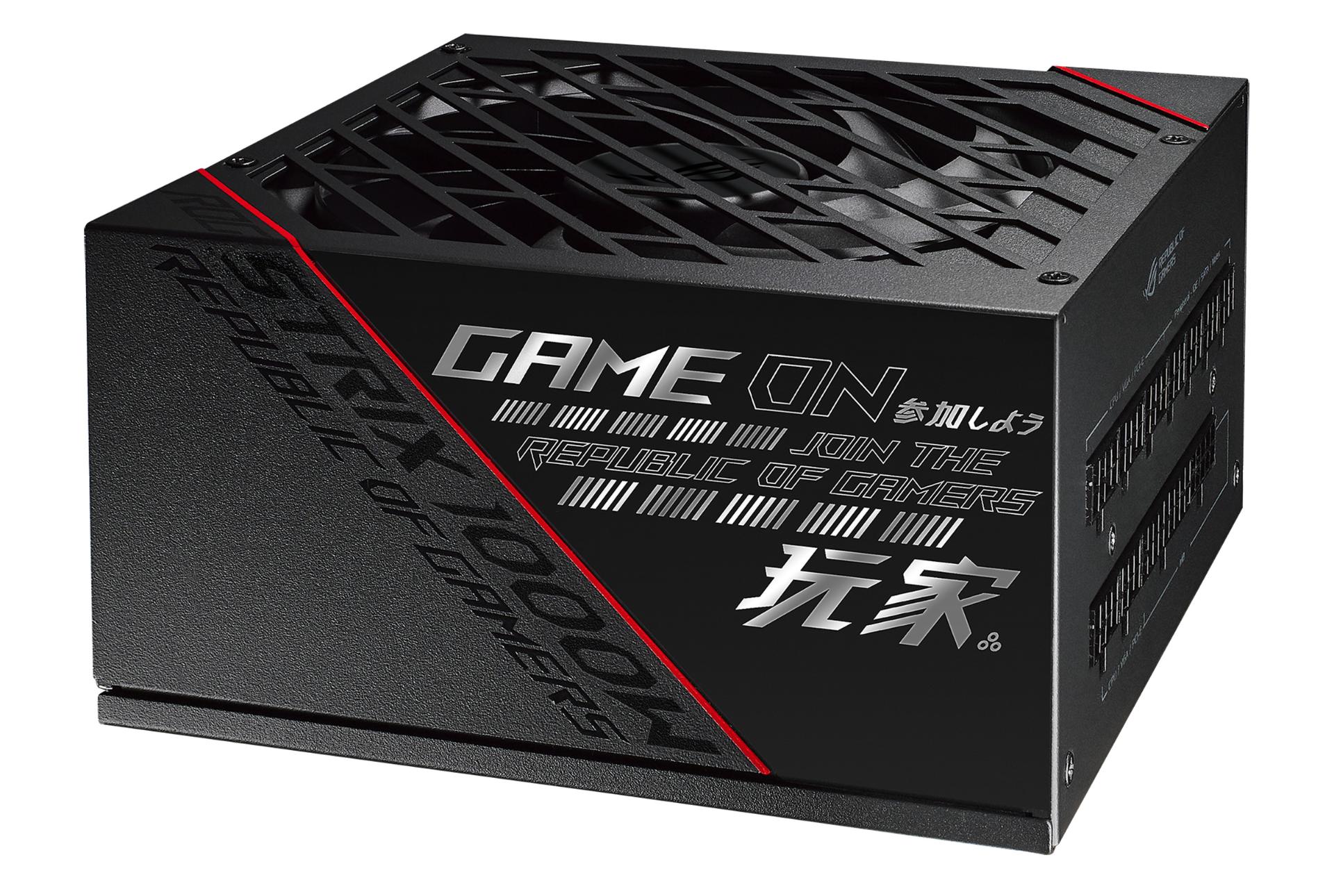 پاور کامپیوتر ایسوس ROG Strix 1000G با توان 1000 وات با لوگو سفید