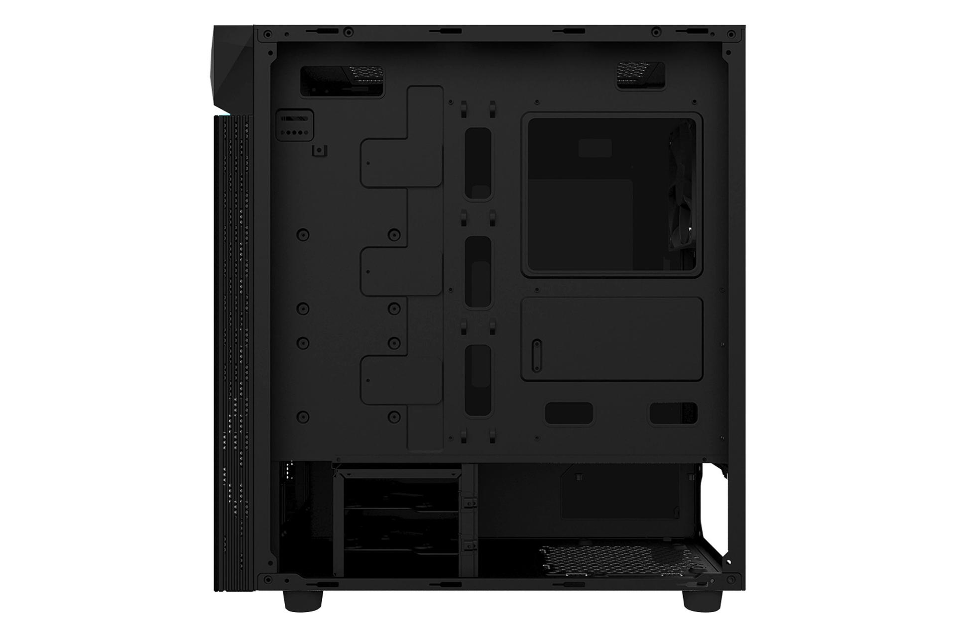 نمای داخل سمت راست کیس کامپیوتر گیگابایت C200 GLASS