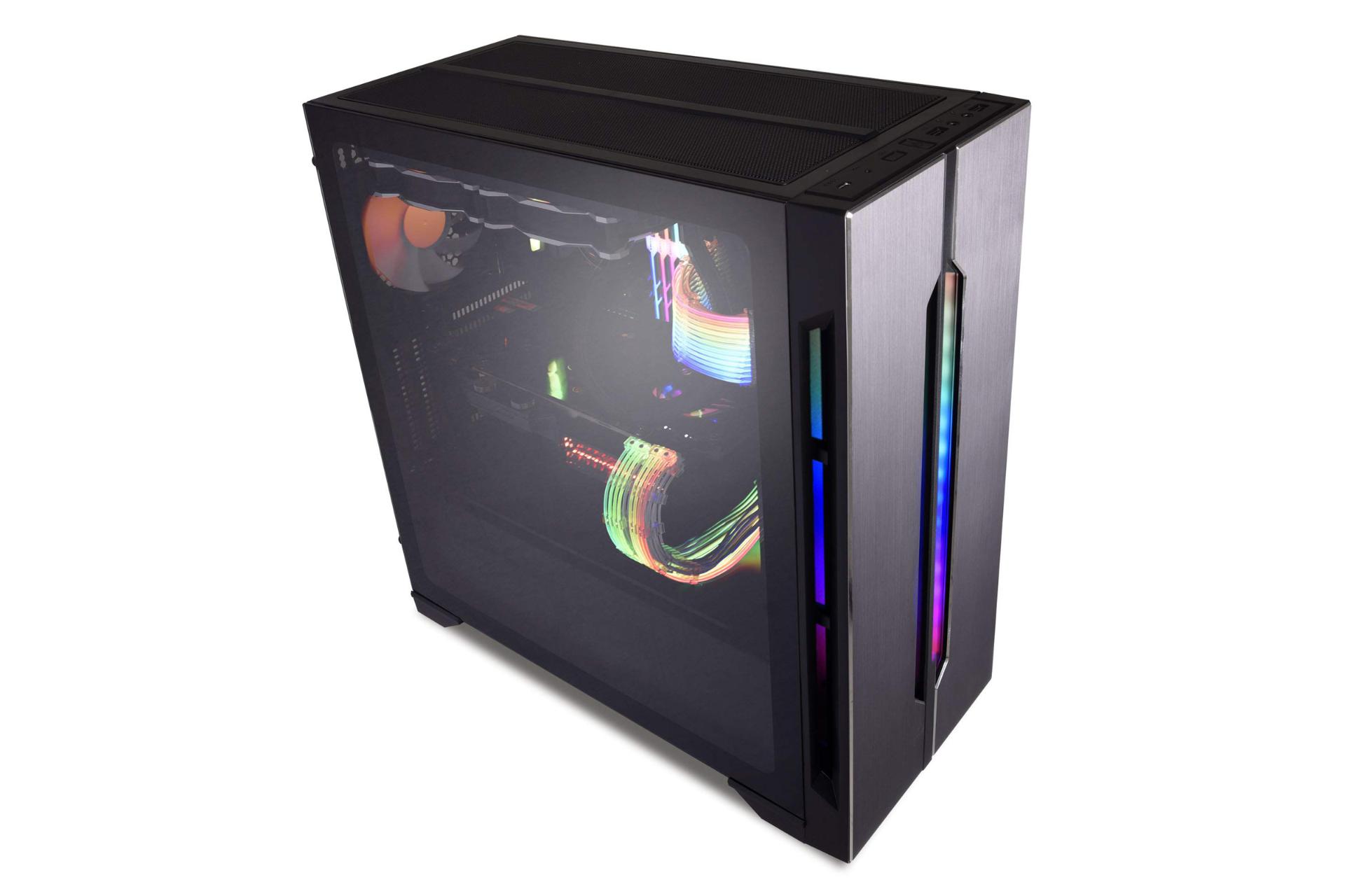 نیمرخ جلو و پنل چپ کیس کامپیوتر لیان لی LANCOOL ONE