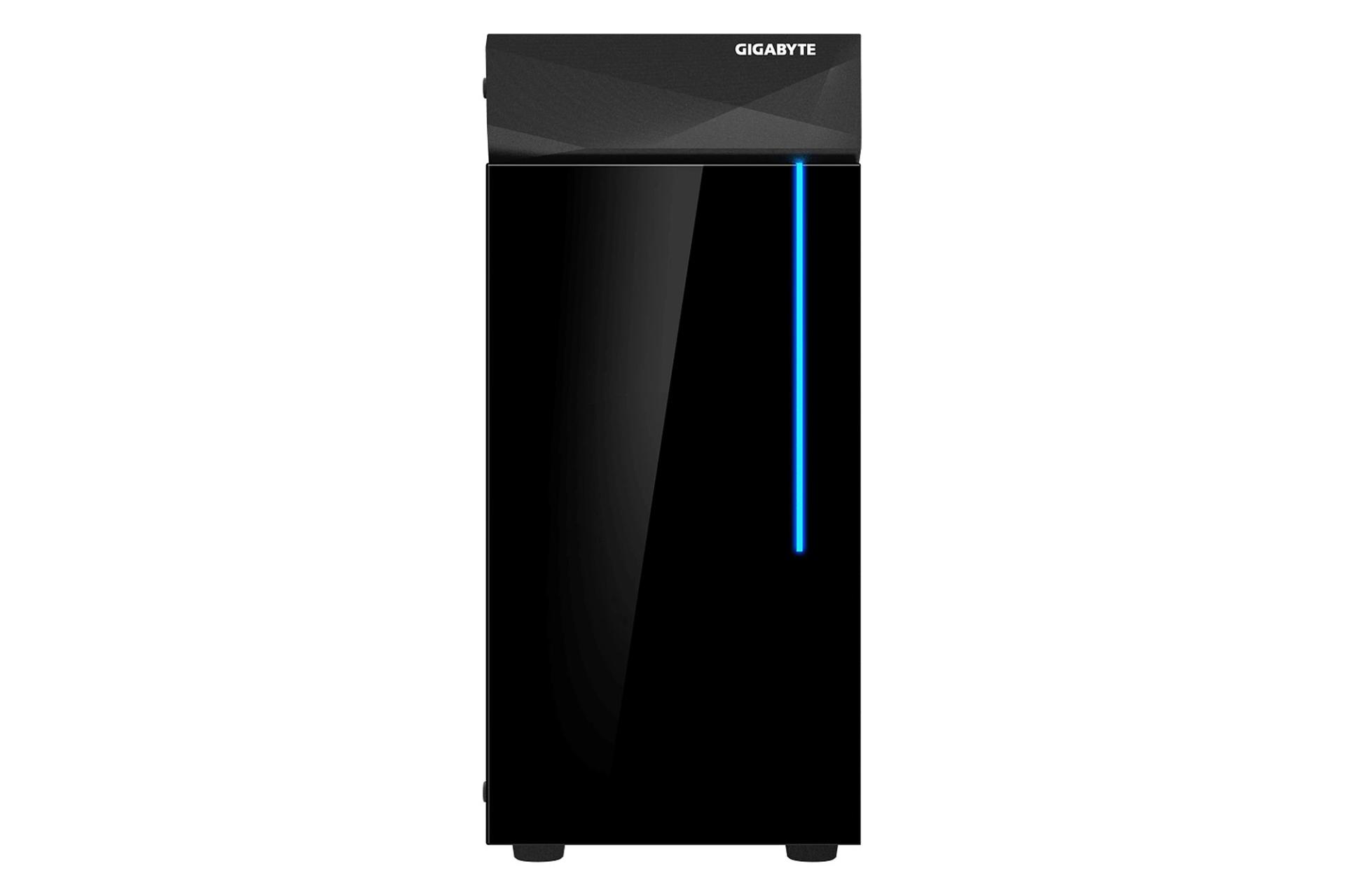 نمای جلوی کیس کامپیوتر گیگابایت C200 GLASS