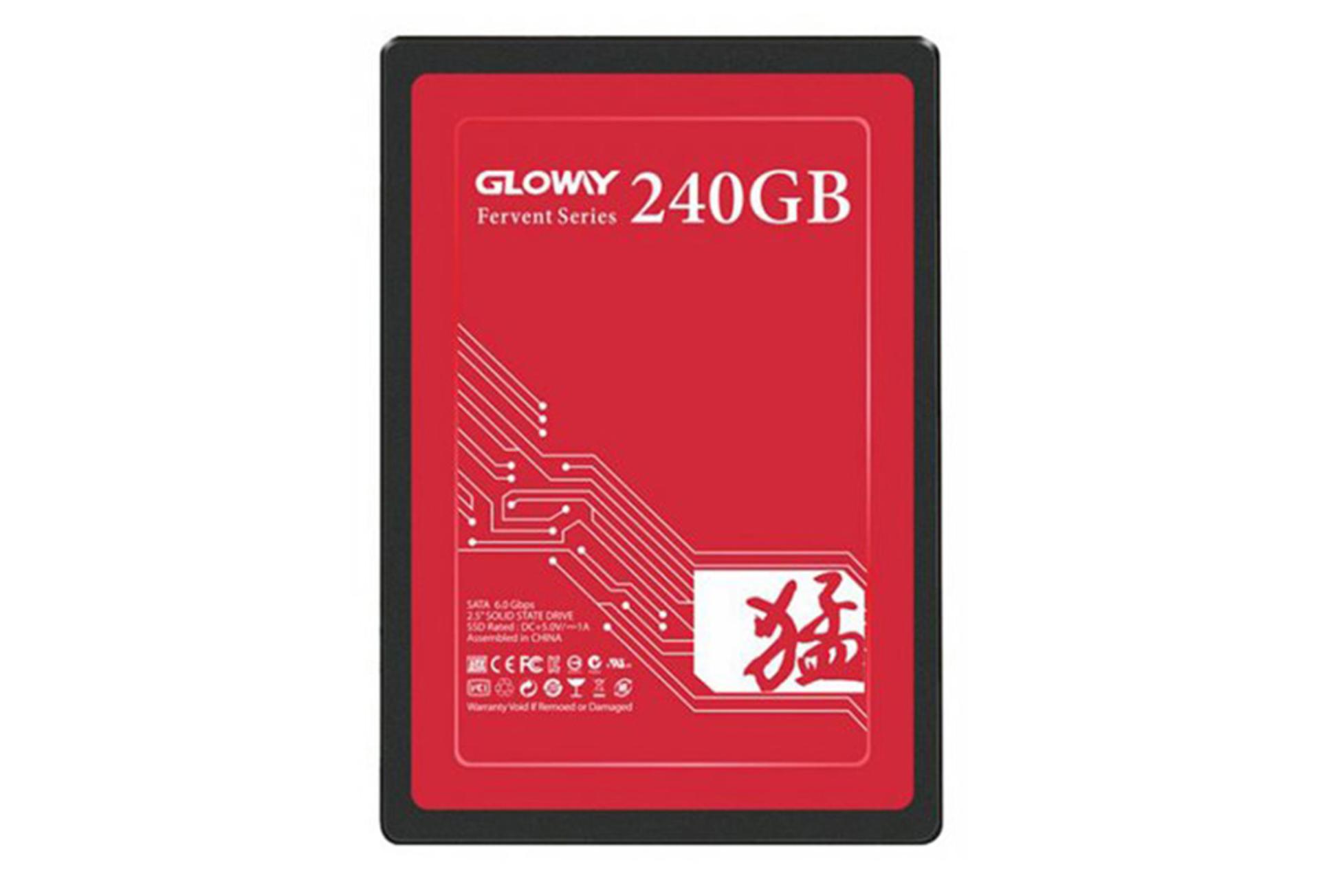 نمای روبرو SSD گلووی FER Series SATA 2.5 Inch ظرفیت 240 گیگابایت