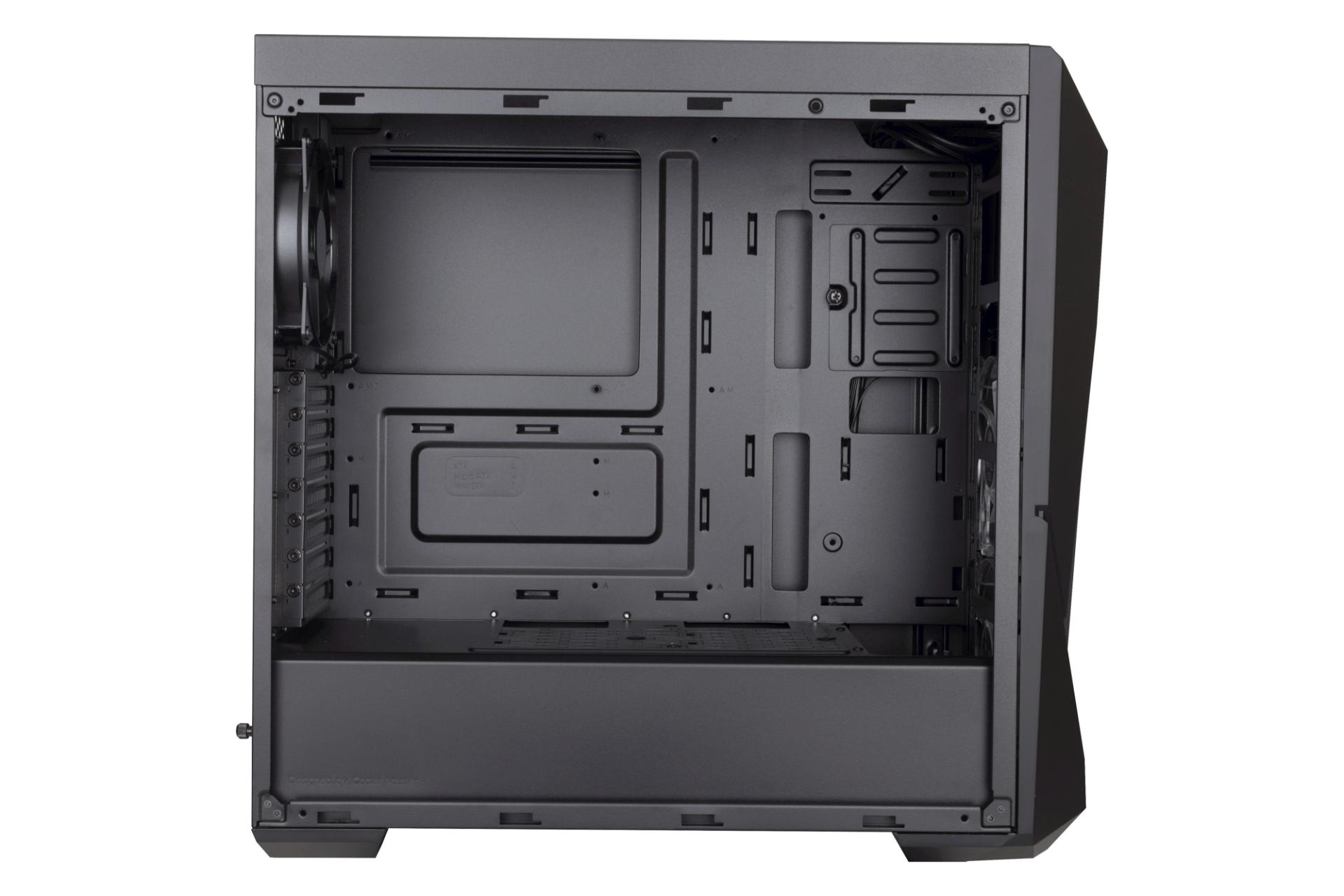نمای داخل سمت چپ کیس کامپیوتر کولر مستر MASTERBOX K500L
