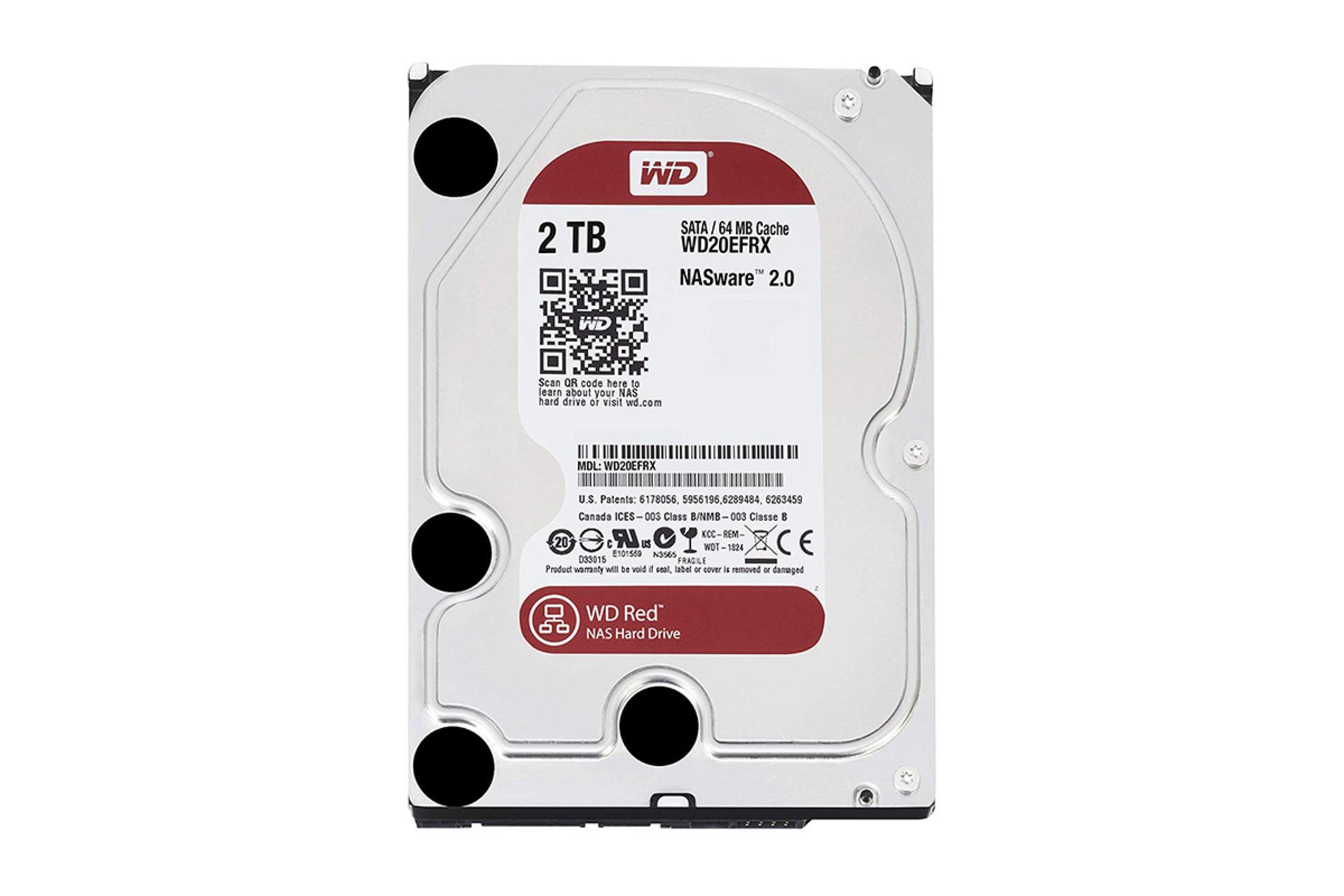 هارد دیسک وسترن دیجیتال Red WD20EFRX ظرفیت 2 ترابایت