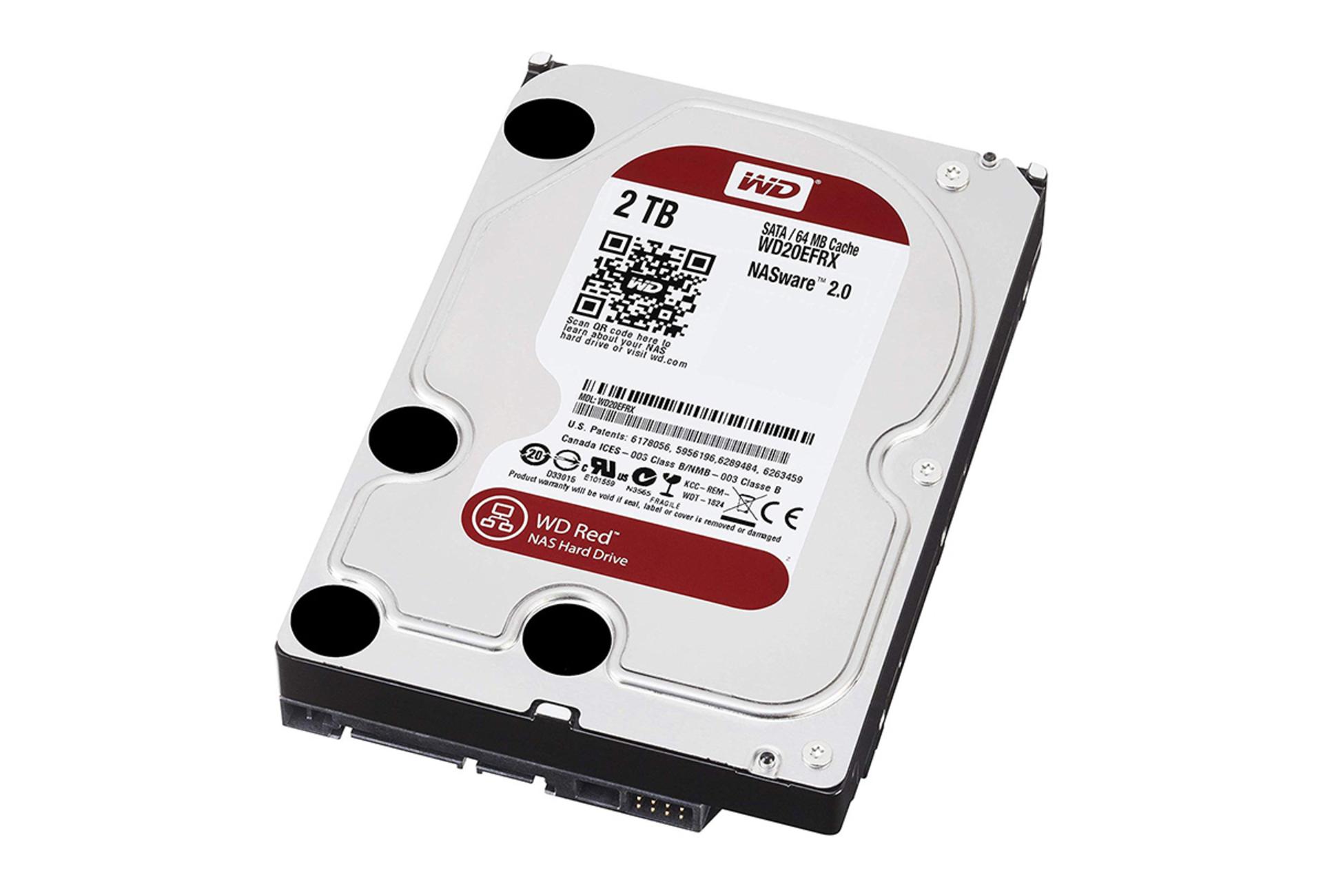 هارد دیسک وسترن دیجیتال Red WD20EFRX ظرفیت 2 ترابایت