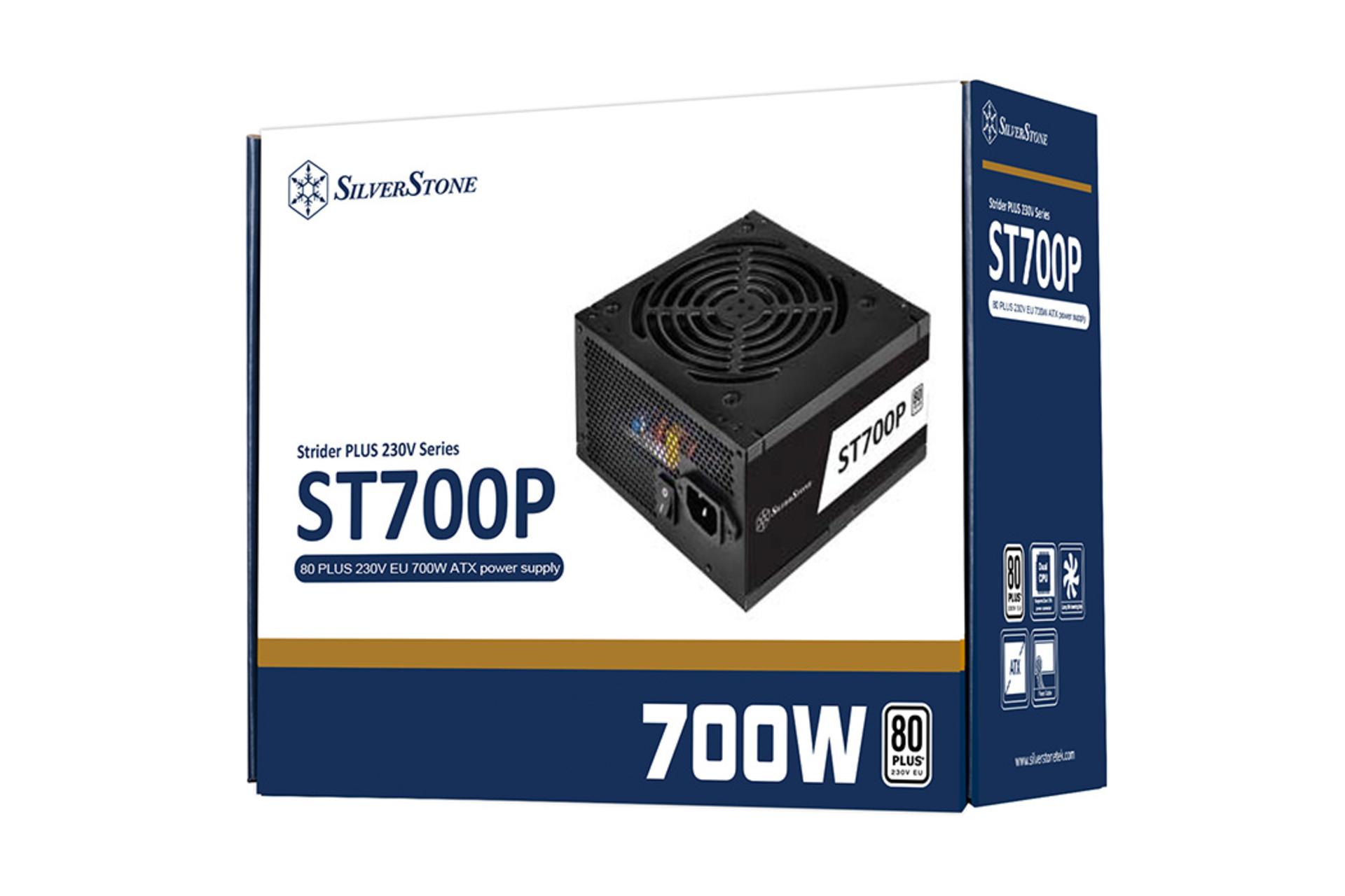 پاور کامپیوتر سیلور استون ST700P با توان 700 وات بسته بندی