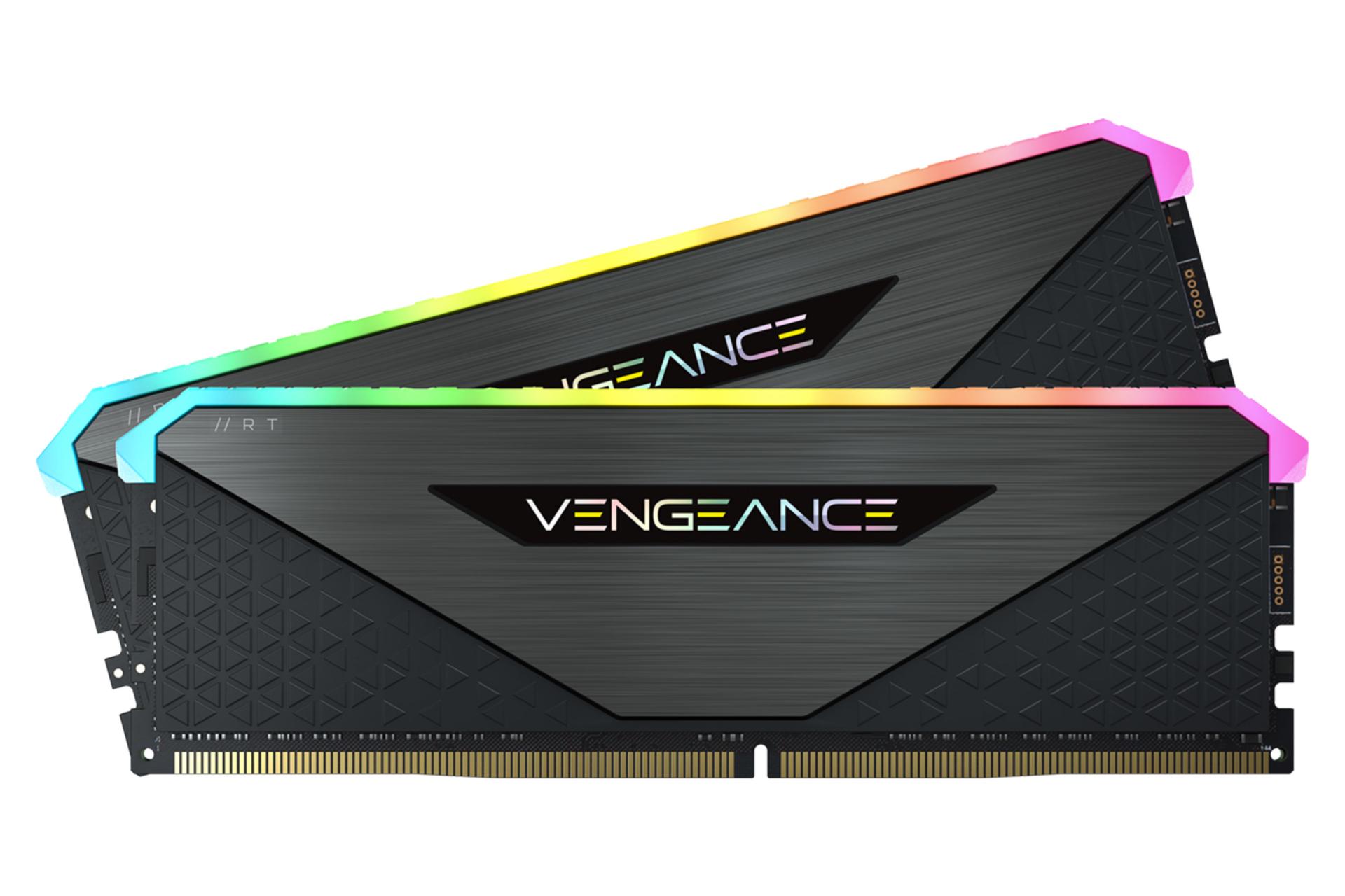  رم کورسیر VENGEANCE RGB RT ظرفیت 16 گیگابایت (2x8) از نوع DDR4-3600