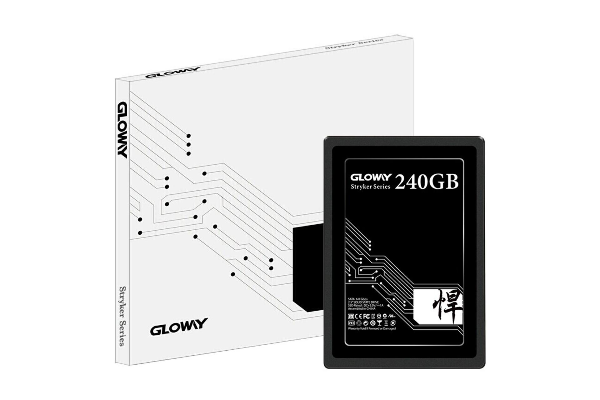 جعبه SSD گلووی Gloway Stryker Series SATA 2.5 Inch 240GB ظرفیت 240 گیگابایت