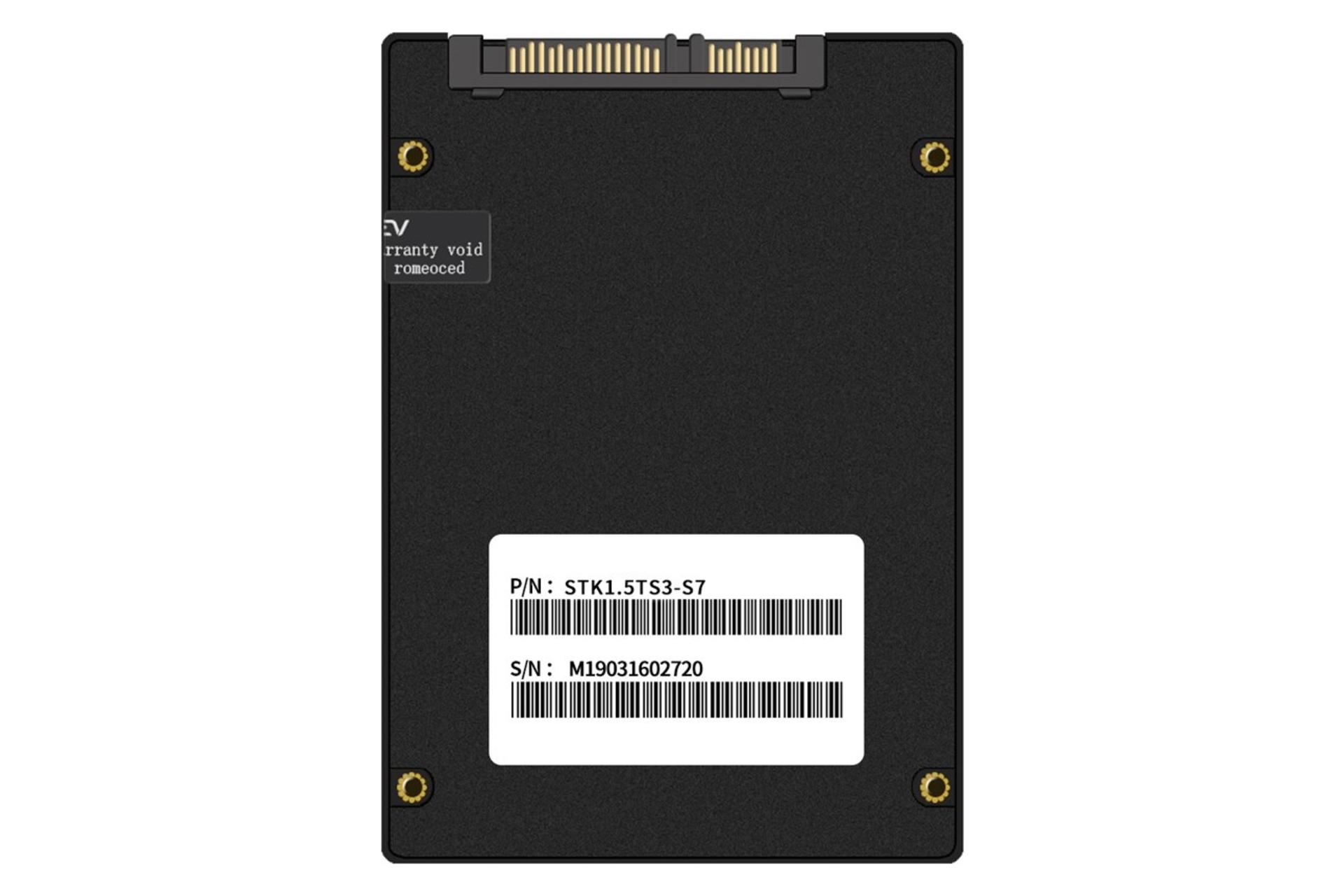 پشت SSD گلووی Gloway Stryker Series SATA 2.5 Inch