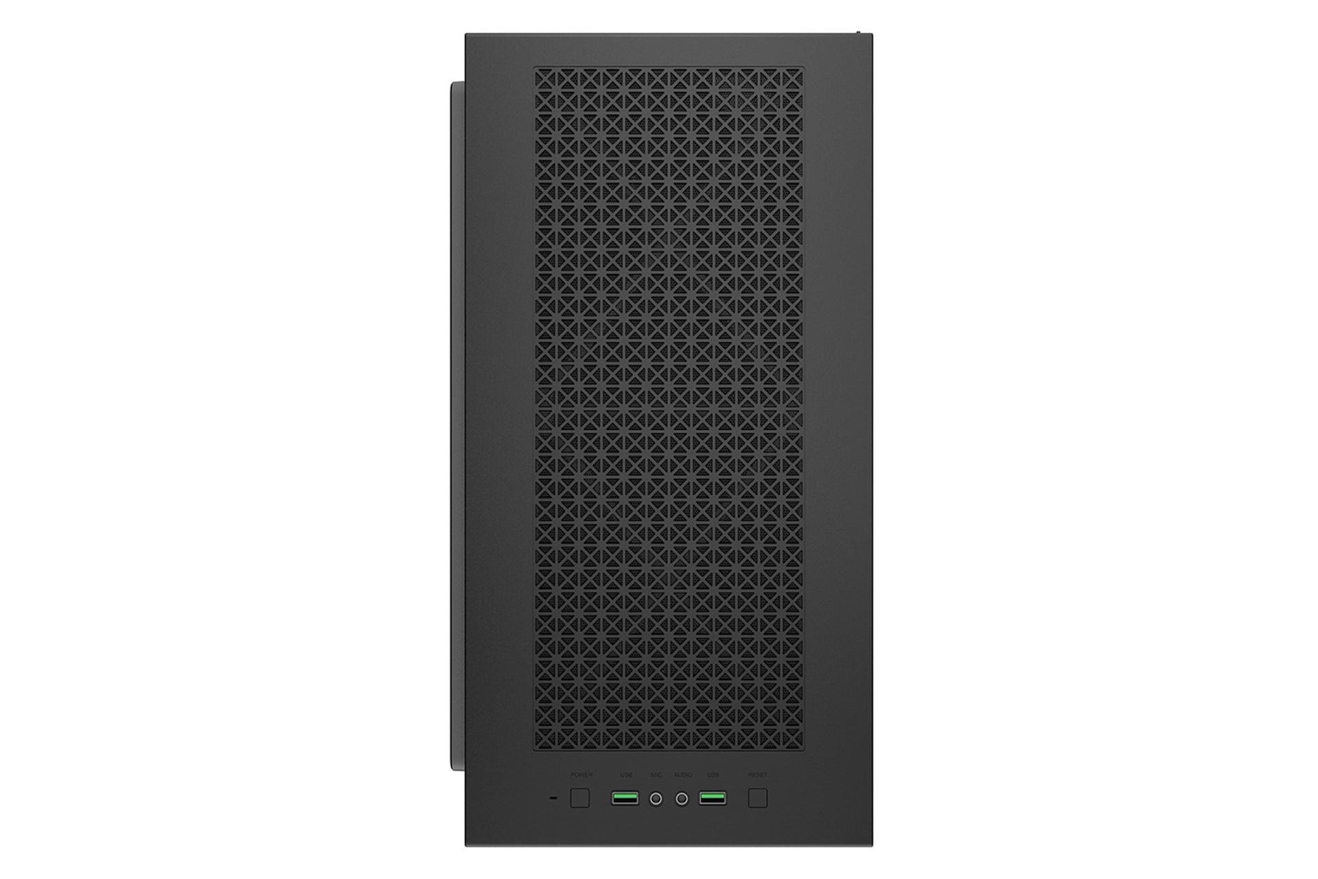 نمای فیلتر و پورت‌های بالای کیس کامپیوتر دیپ کول Macube 310P Gamer Storm