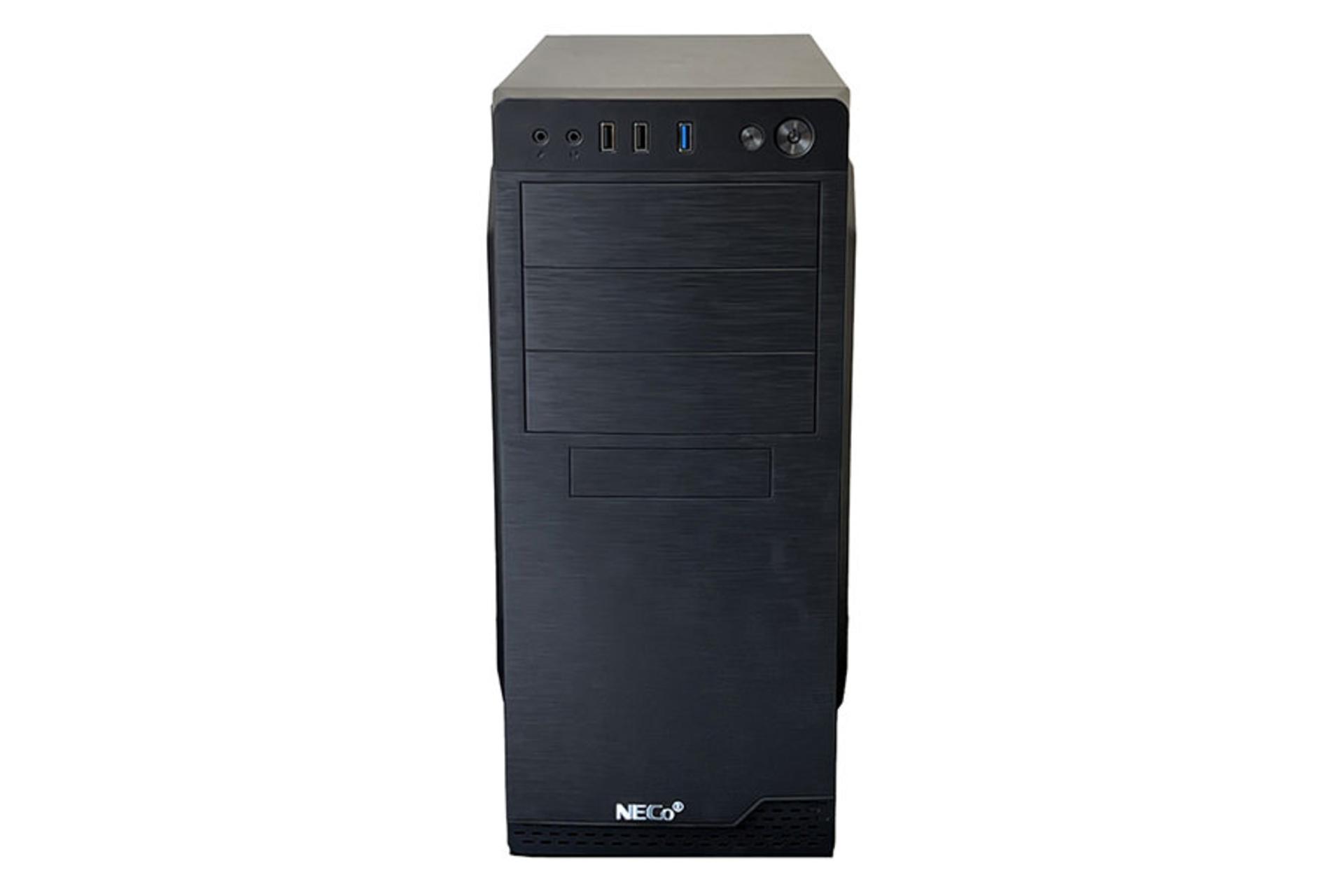 نمای جلو و بالای کیس کامپیوتر نکو مدل NECO 5916 