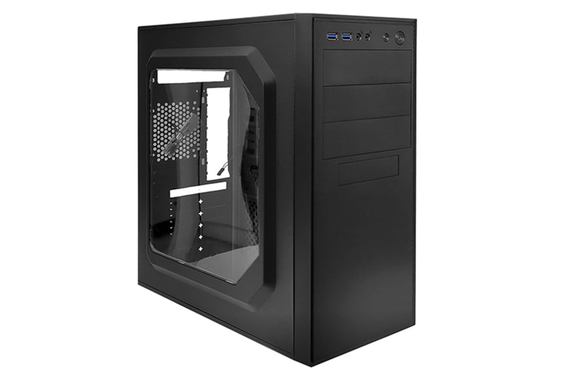 نمای نیم رخ جلو و سمت چپ کیس کامپیوتر نکو مدل NECO 5902