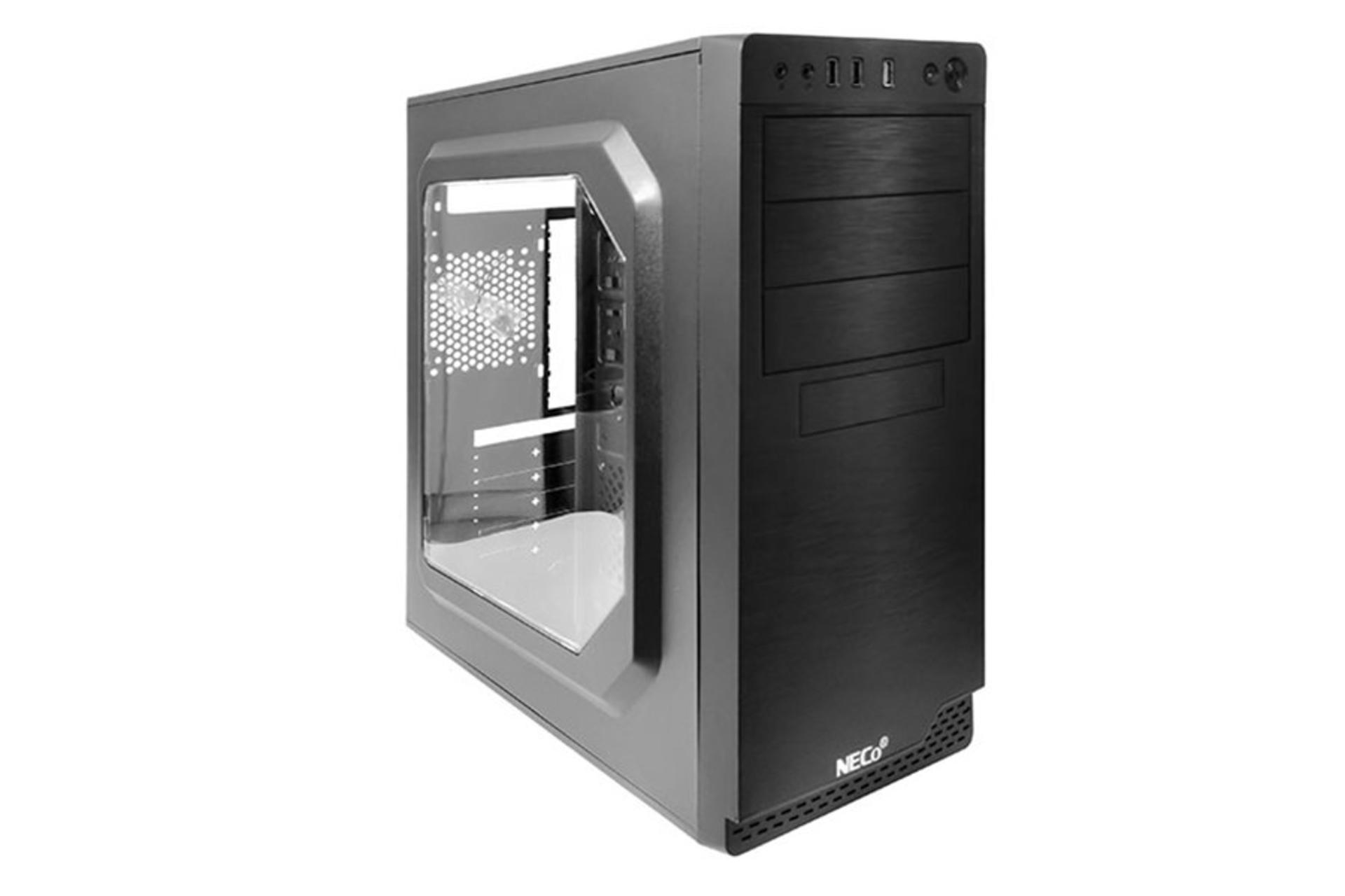 نمای نیم رخ جلو و سمت چپ کیس کامپیوتر نکو مدل NECO 5916 