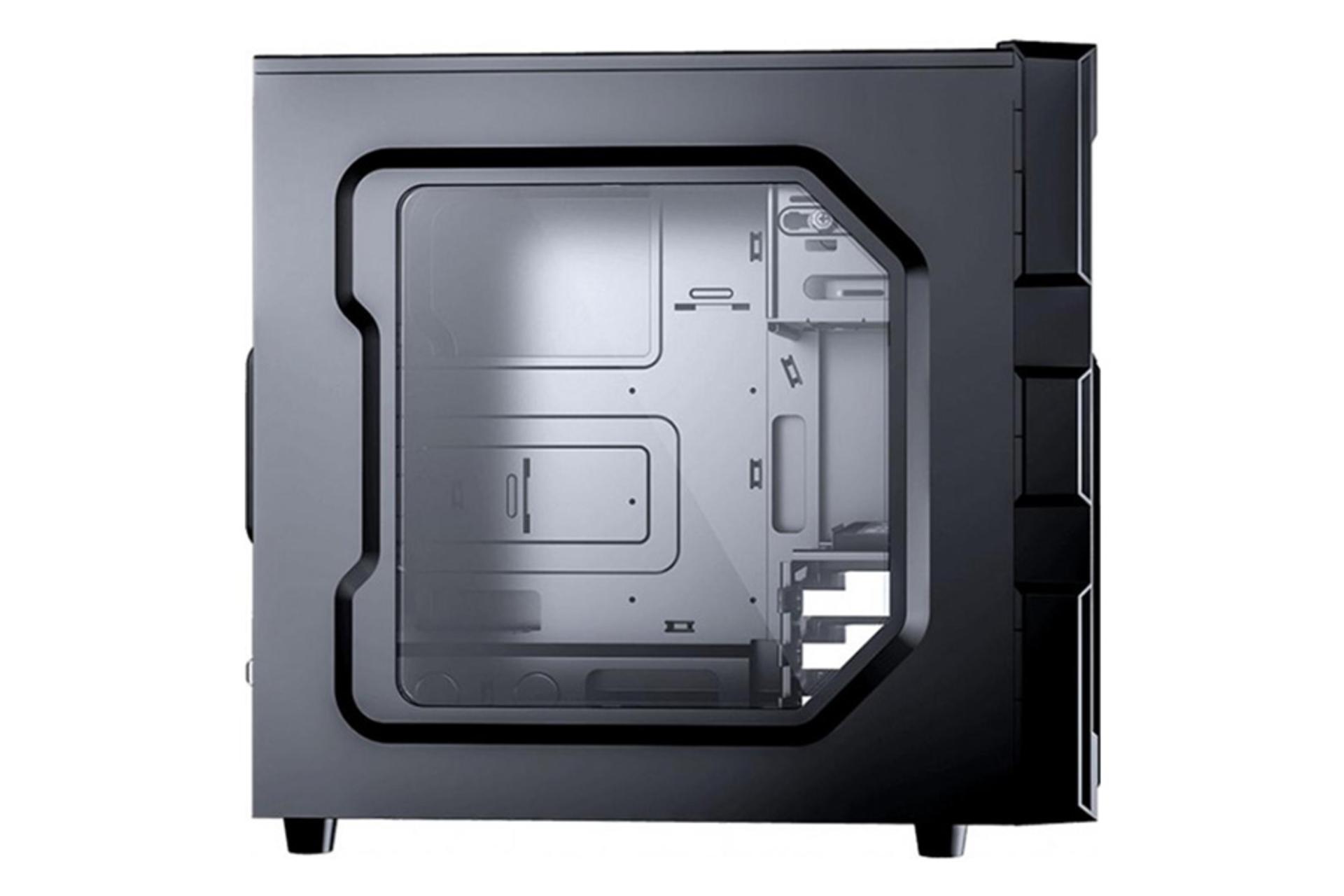 نمایش درب شیشه ای سمت چپ کیس کامپیوتر گیم مکس GM-ONE FRGB