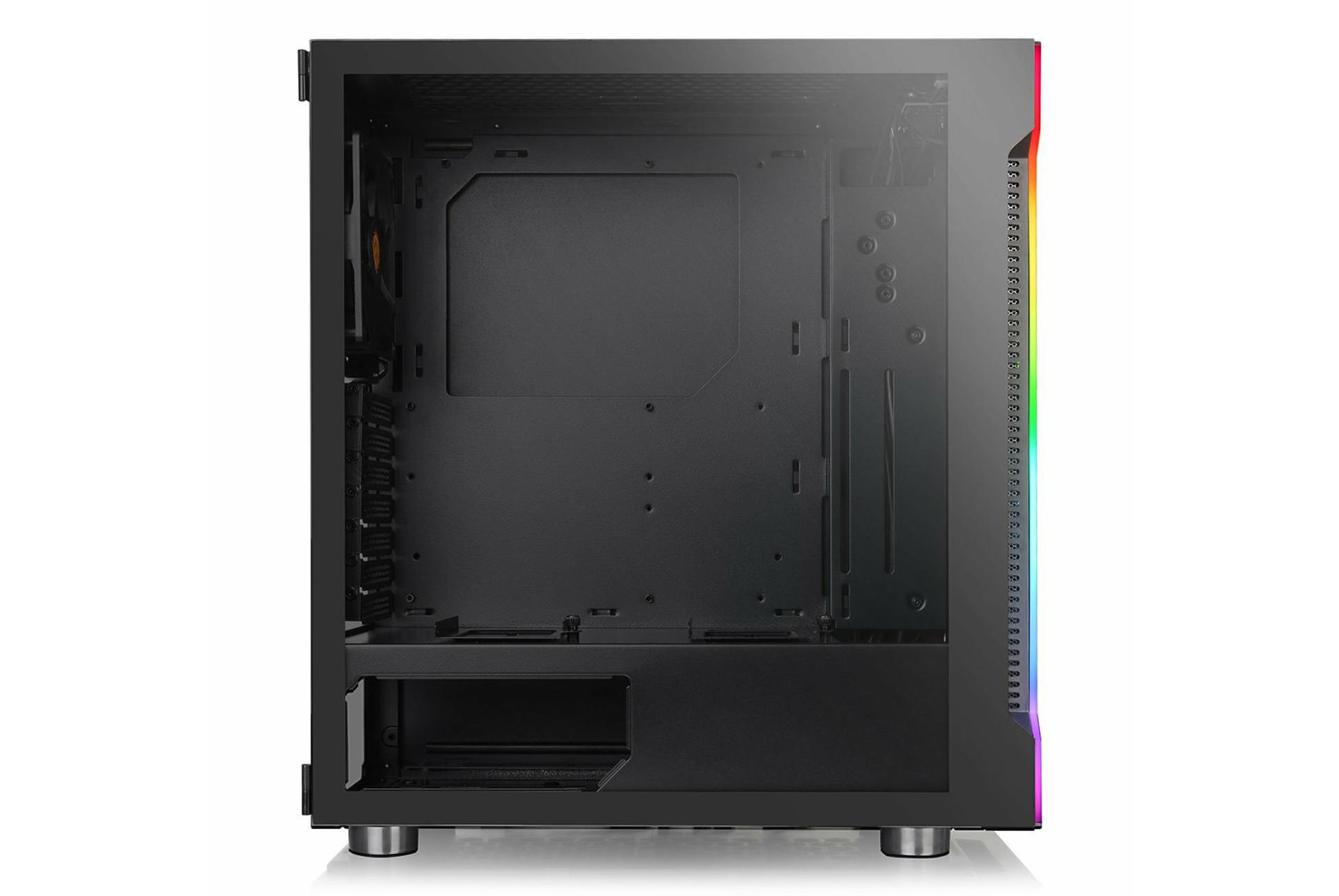 نمای داخل سمت چپ کیس کامپیوتر ترمالتیک H200 TG RGB