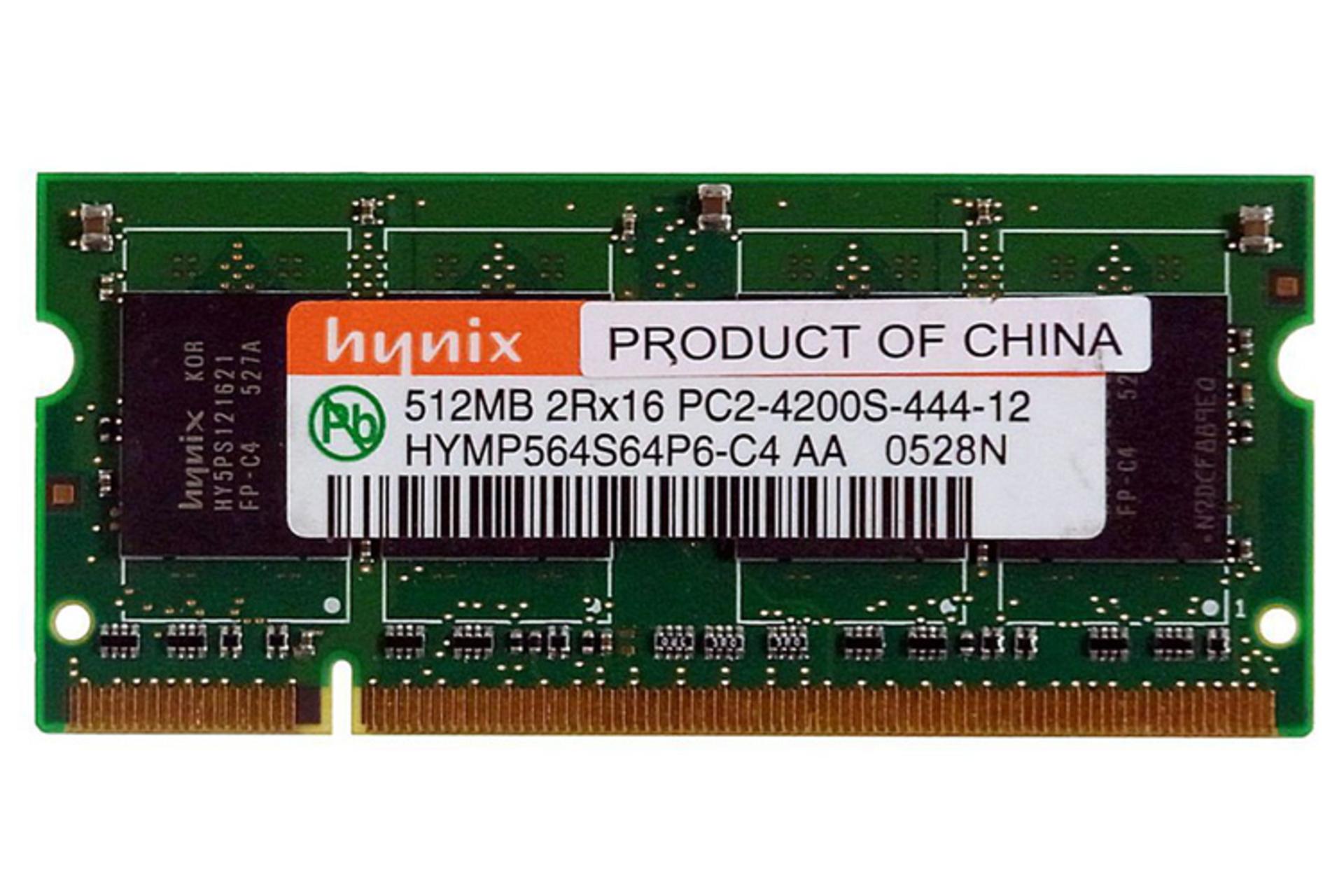 رم اس کی هاینیکس SK Hynix HYMP564S64P6-C4 512MB DDR2-533 CL4