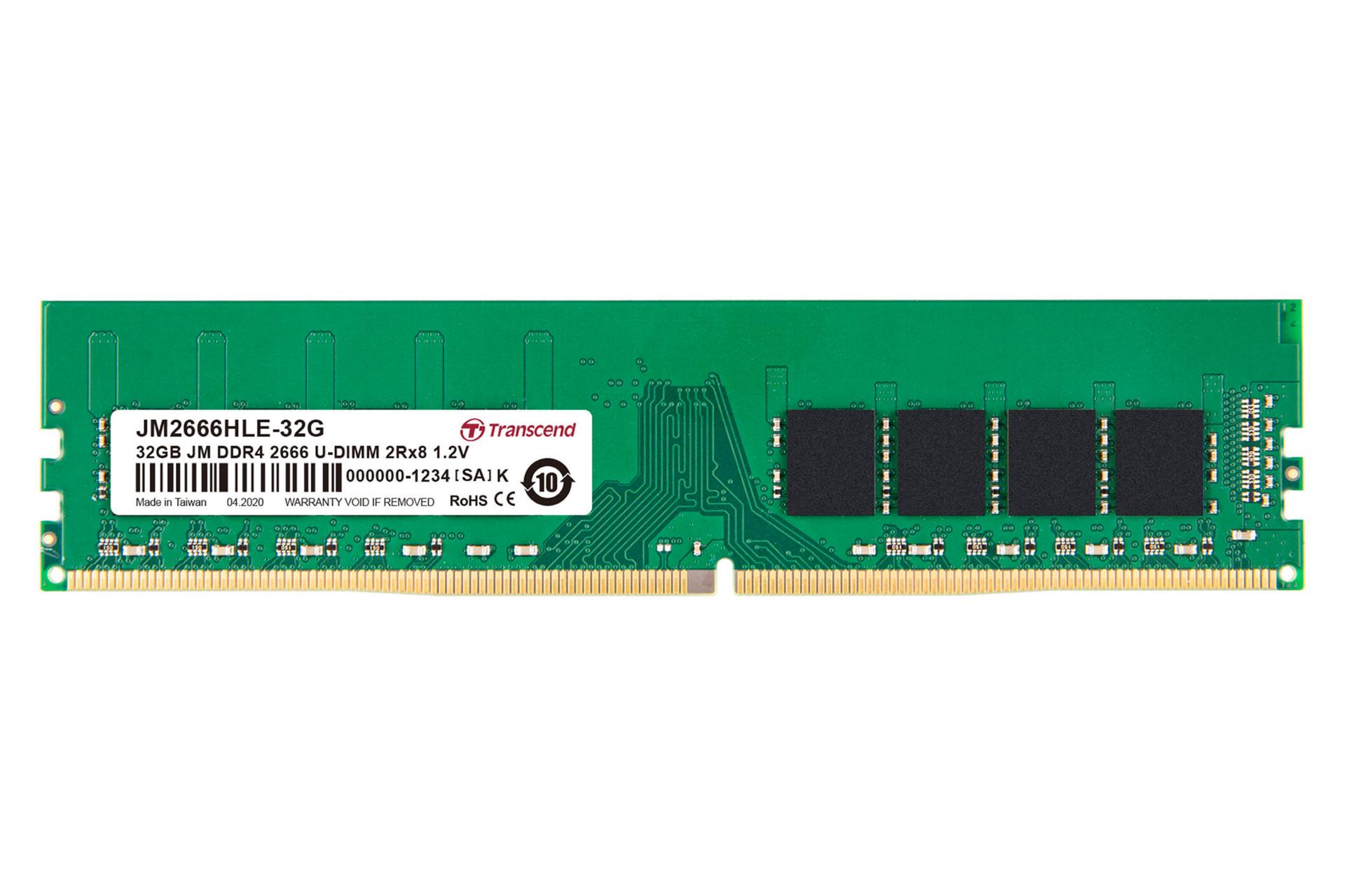 رم ترنسند Transcend JM2666HLE-32G 32GB DDR4-2666 CL19