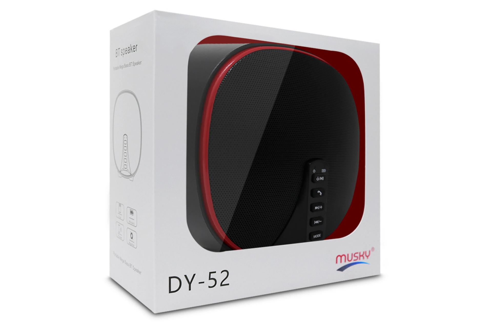 اسپیکر موسکای Musky DY-52 قرمز