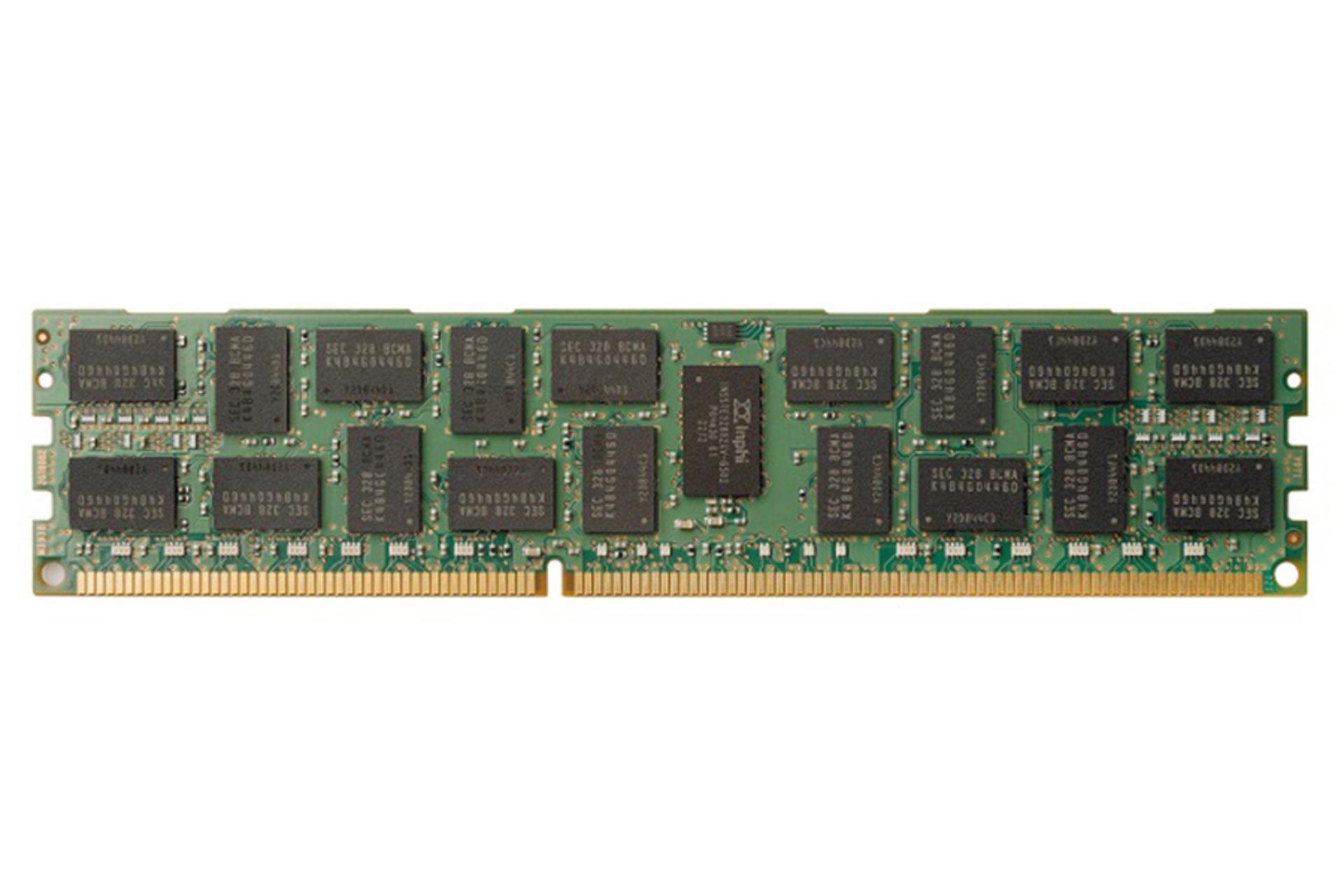 نمای جلوی رم اچ پی 726719-B21 ظرفیت 16 گیگابایت از نوع DDR4-2133 