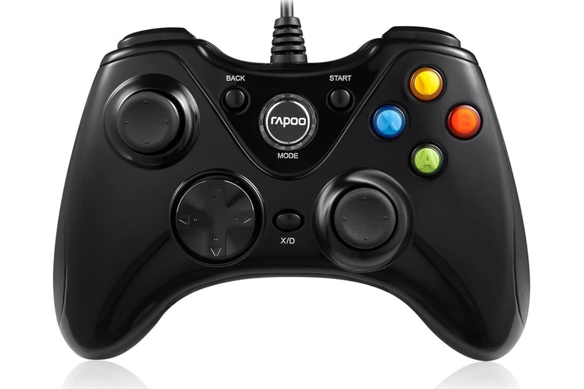 نمای جلوی دسته بازی رپو V600 وایرلس کنترلر