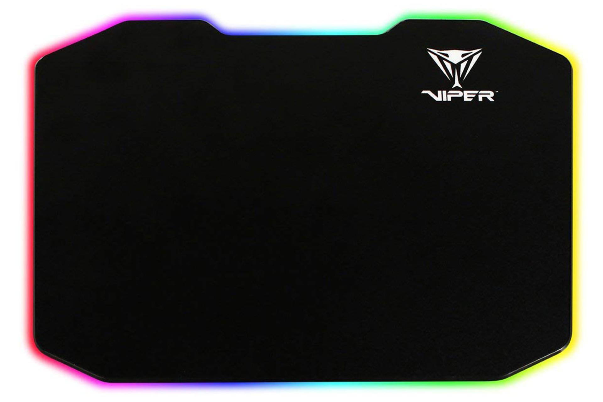 نمایش نورپردازی RGB اطراف ماوس پد پاتریوت وایپر PV160UXK