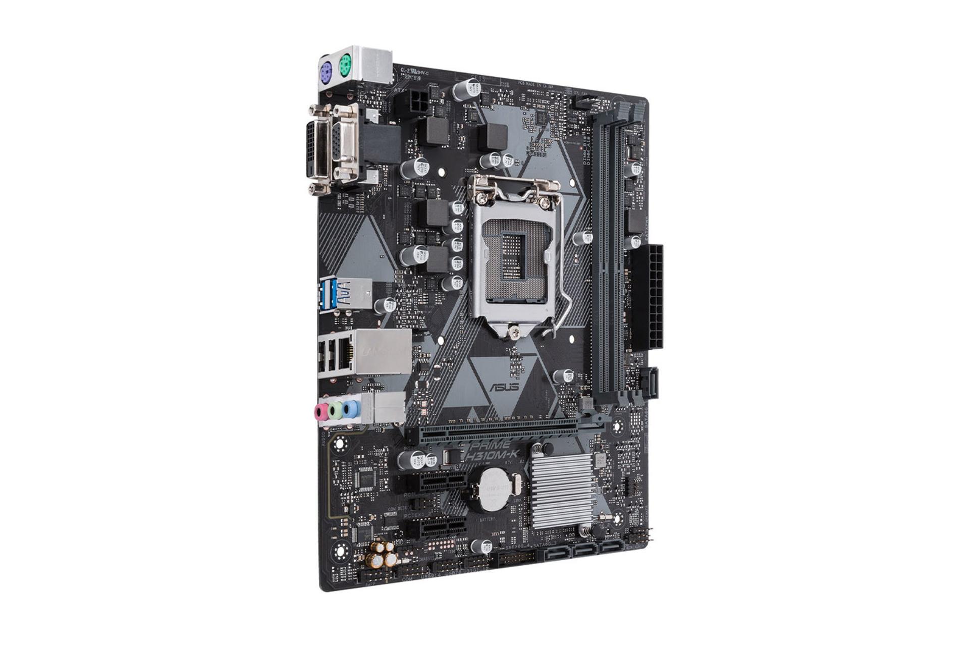مادربورد ایسوس PRIME H310M-K نمای جانبی