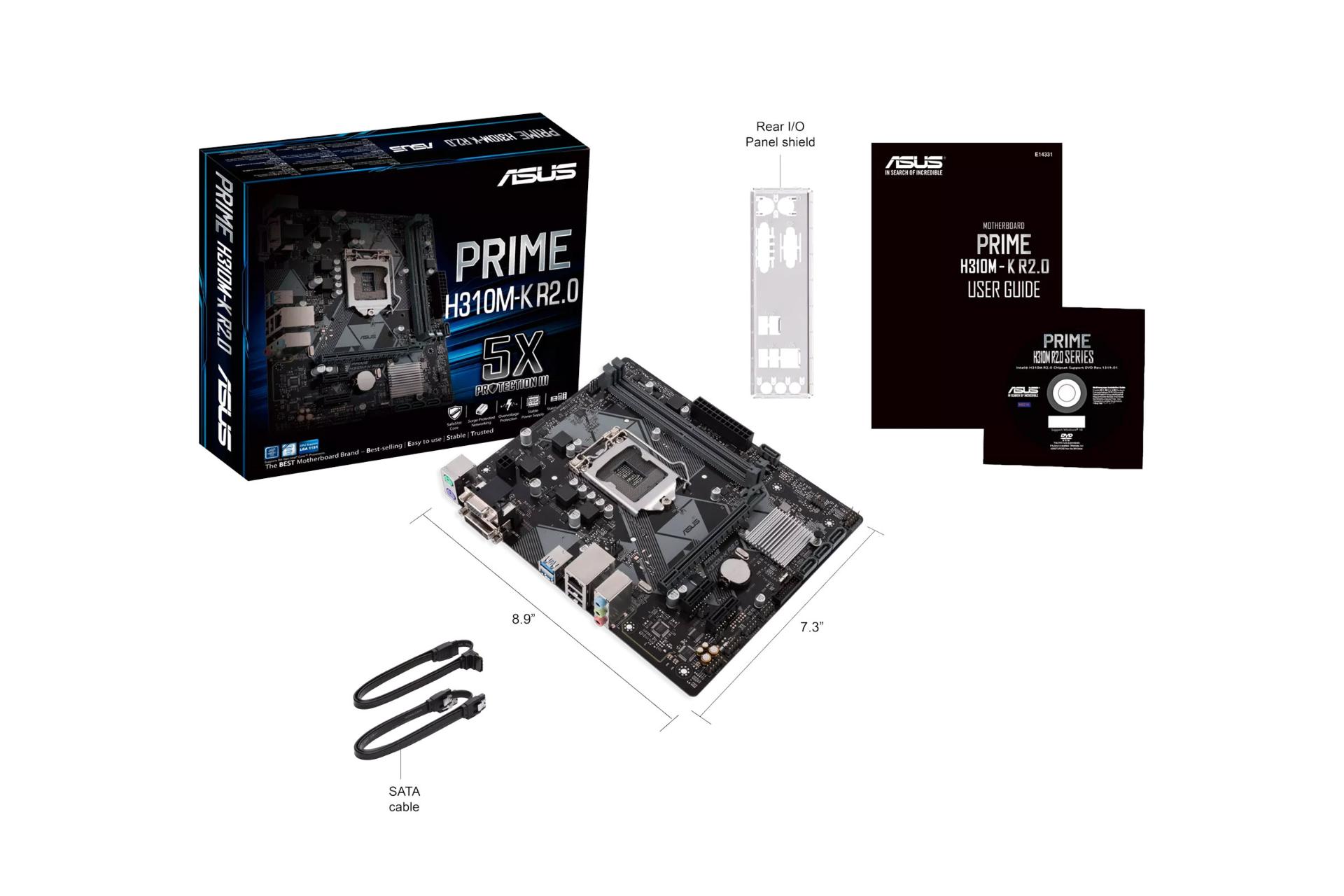 مادربرد ایسوس PRIME H310M-K R2.0 بسته بندی