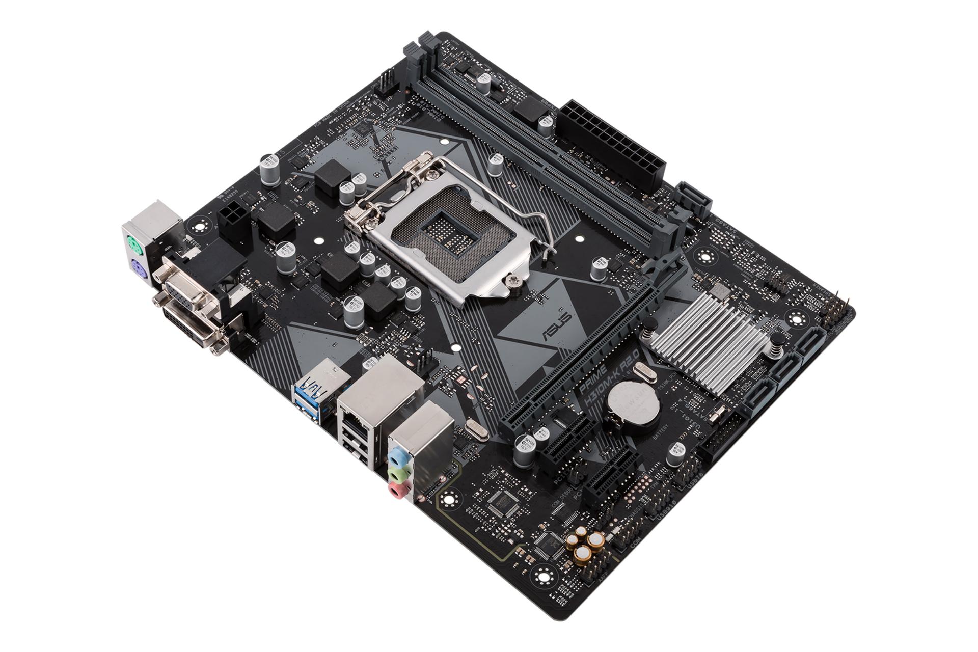 مادربرد ایسوس PRIME H310M-K R2.0 نمای بالا