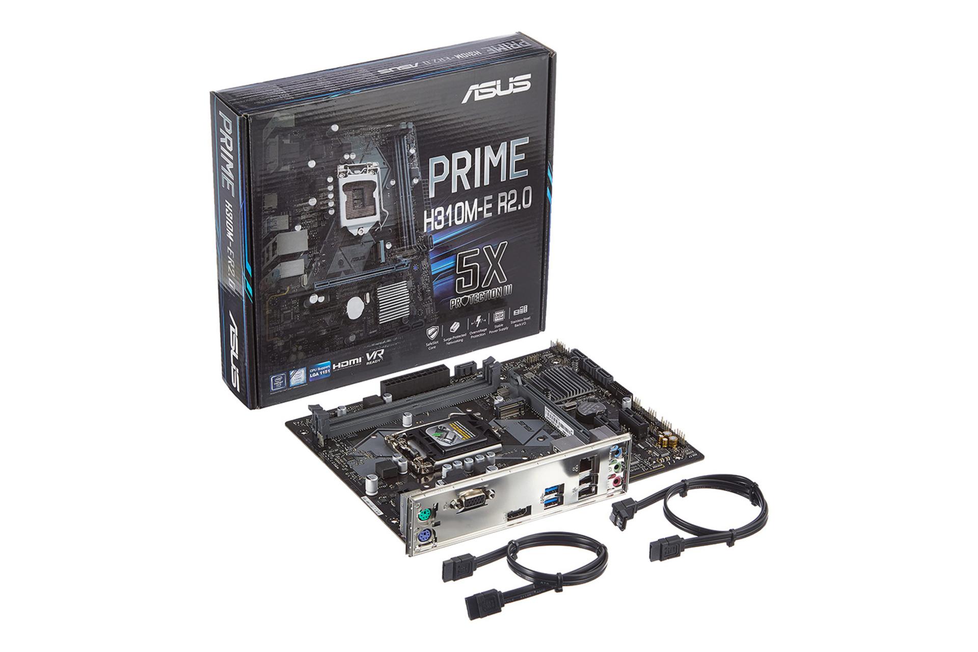 مادربرد ایسوس PRIME H310M-E R2.0 بسته بندی