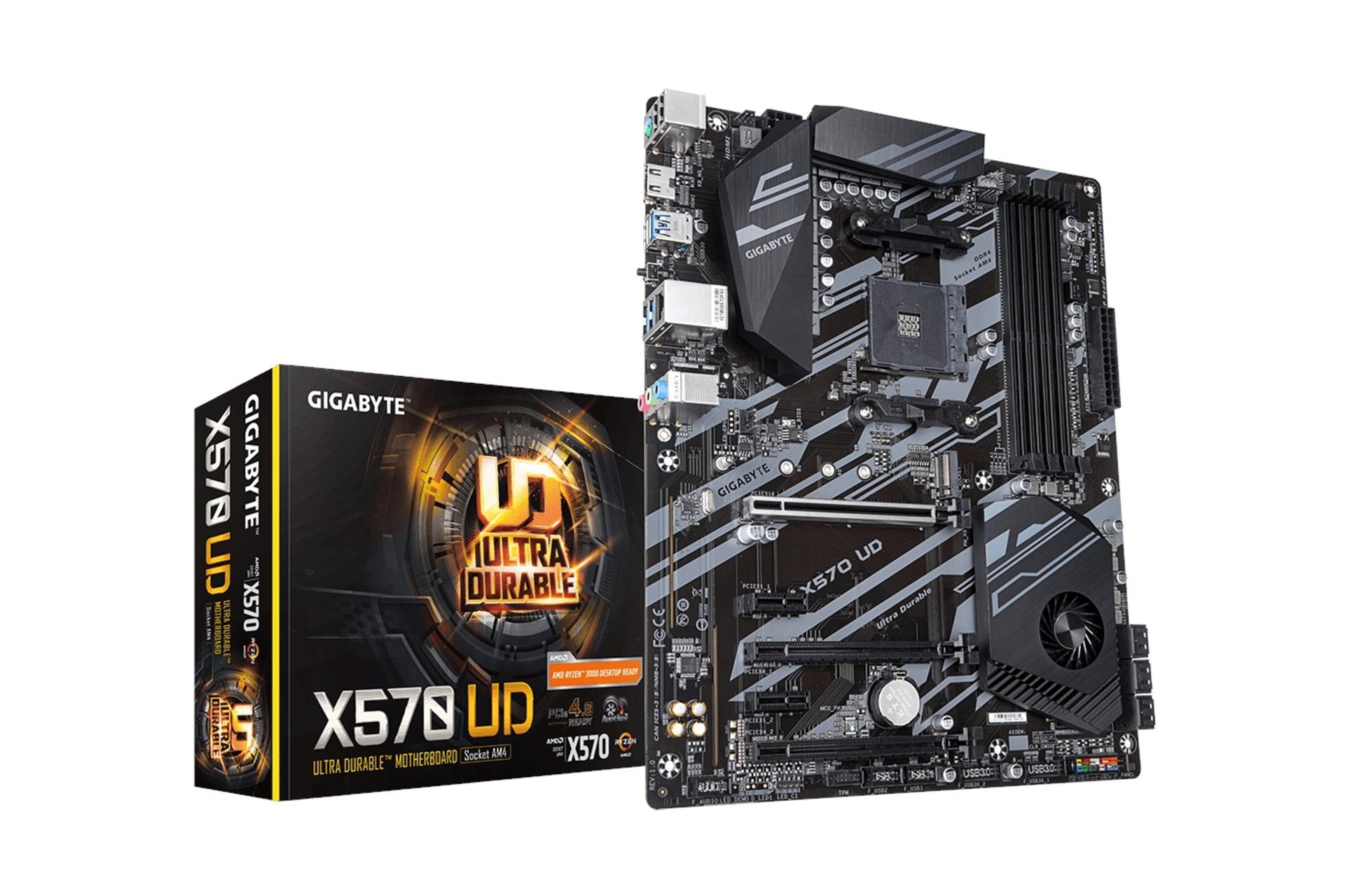 جعبه مادربرد گیگابایت GIGABYTE X570 UD (rev. 1.0)