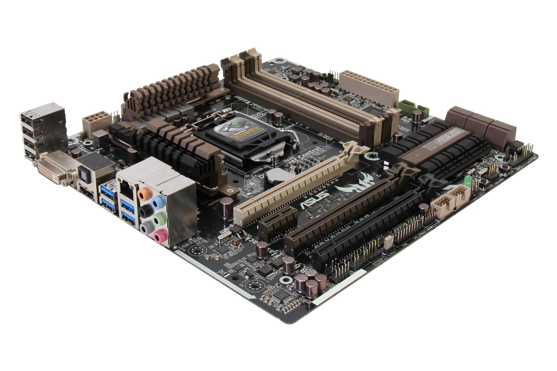 نمای جانبی مادربرد ایسوس ASUS GRYPHON Z87