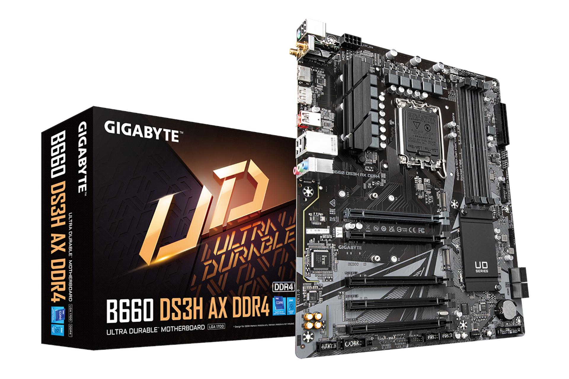 جعبه مادربرد گیگابایت GIGABYTE B660 DS3H AX DDR4 (rev. 1.0/1.1)