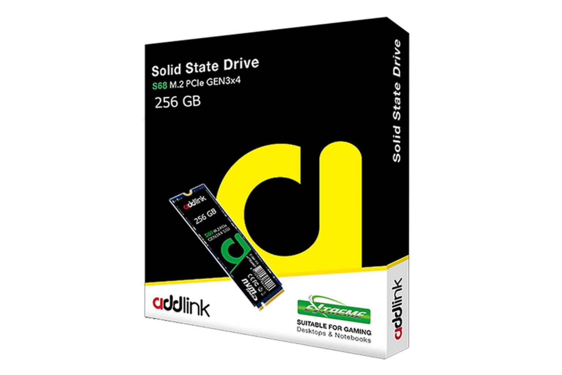 SSD ادلینک S68 NVMe M.2 ظرفیت 256 گیگابایت