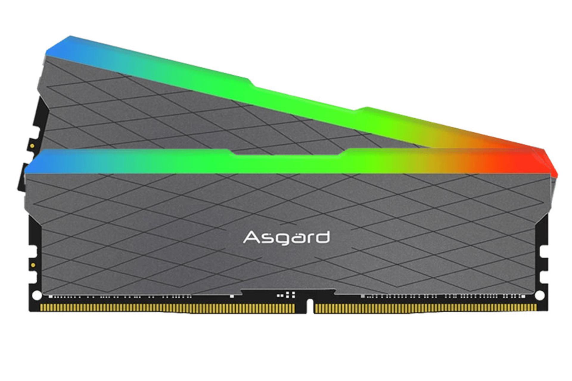 نمای جلوی رم ازگارد Loki W2 RGB ظرفیت 32 گیگابایت (2x16) از نوع DDR4-3200 بصورت دوتایی