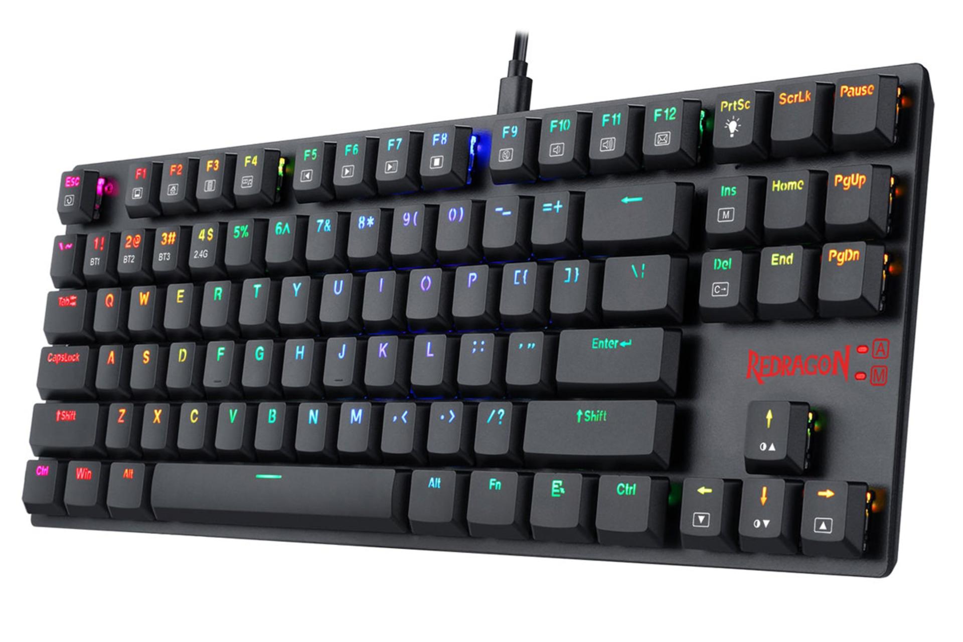 نمای راست کیبورد ردراگون K607P-KBS