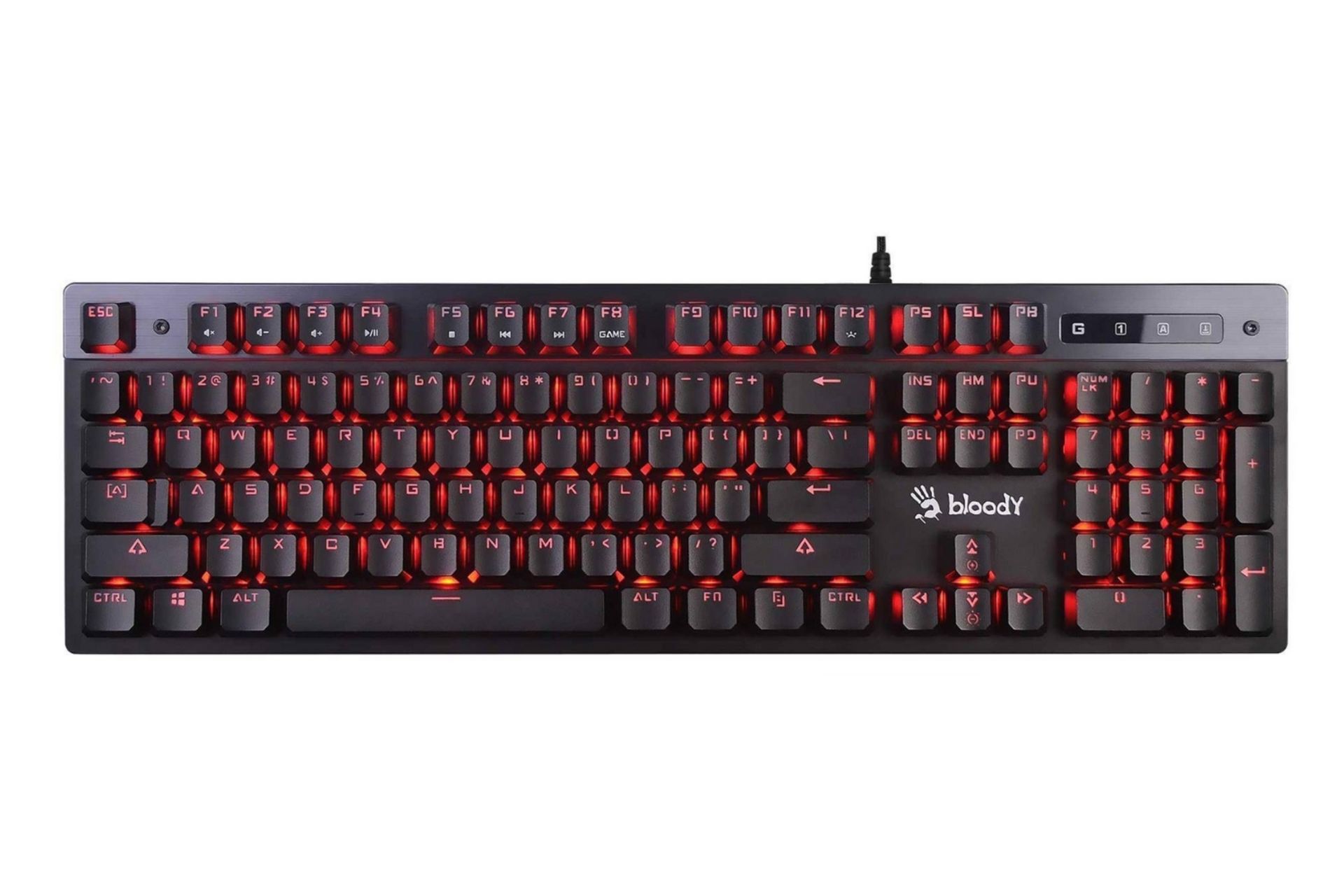 نمای جلو کیبورد A4tech Bloody B500