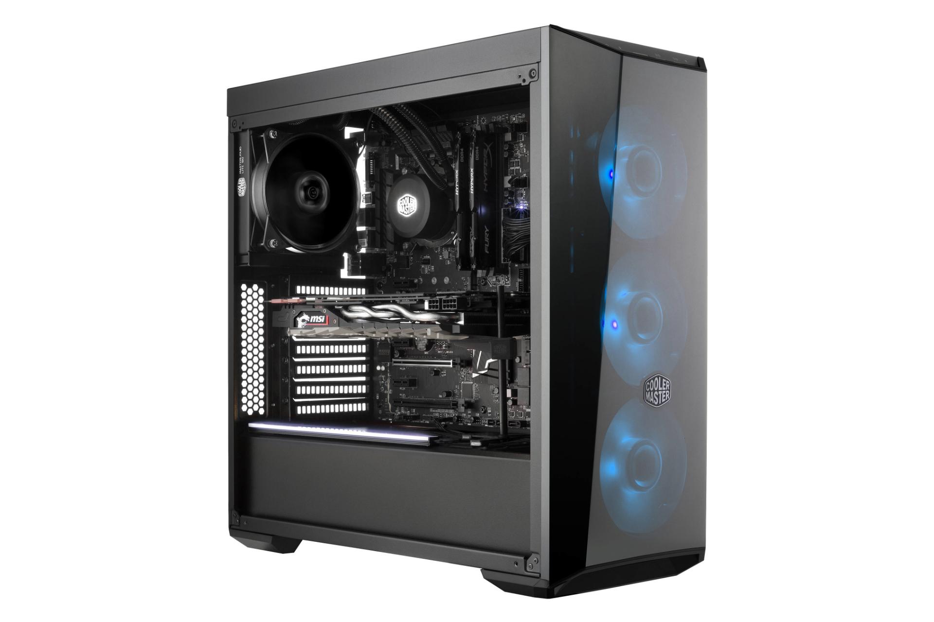 نمای داخلی کیس کامپیوتر کولر مستر Cooler Master MASTERBOX LITE 5