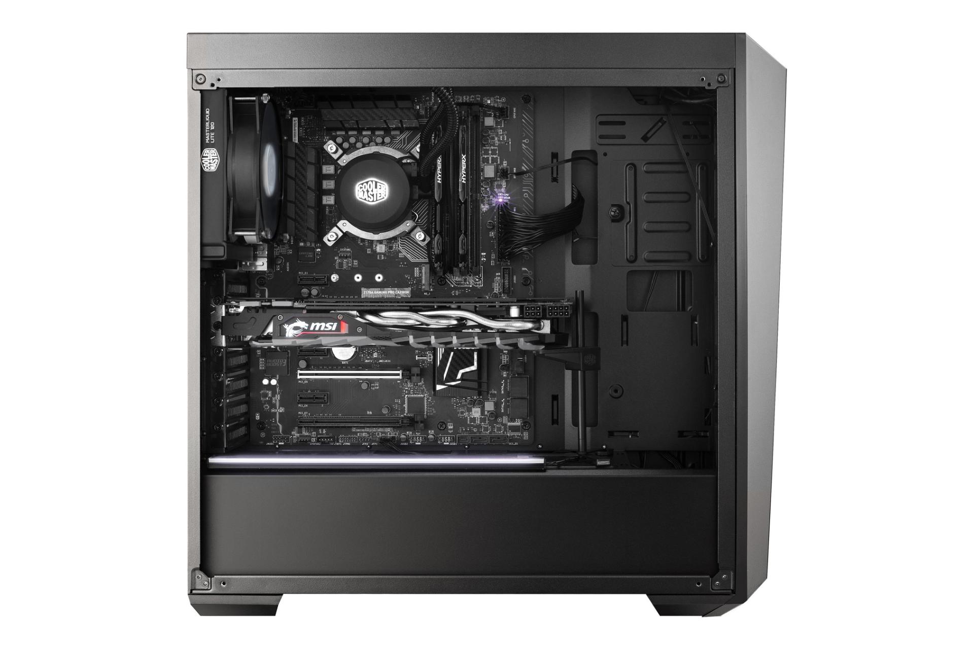 نمای جانبی کیس کامپیوتر کولر مستر Cooler Master MASTERBOX LITE 5