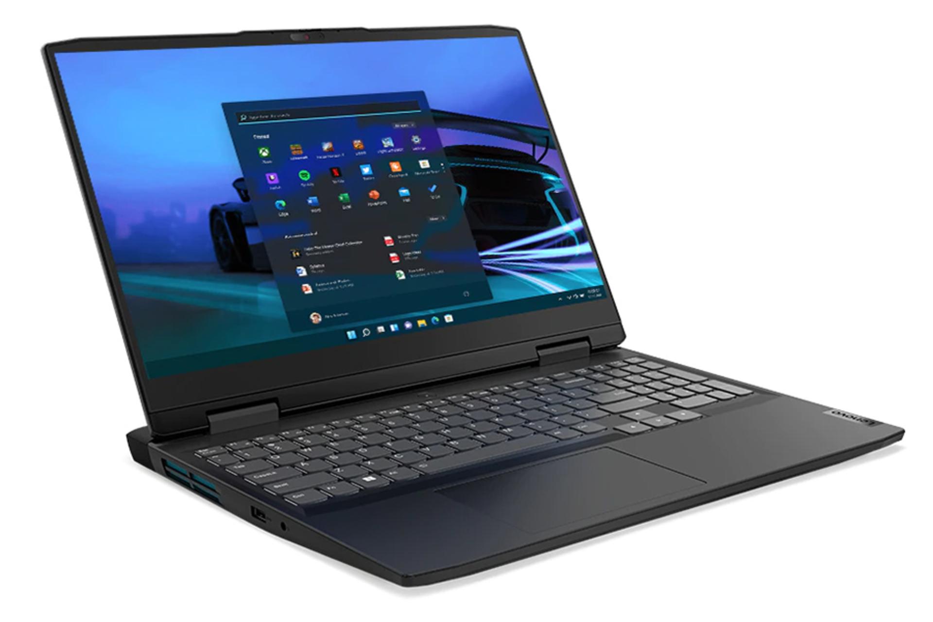 لپ تاپ لنوو آیدیاپد گیمینگ 3 از نمای نیمرخ