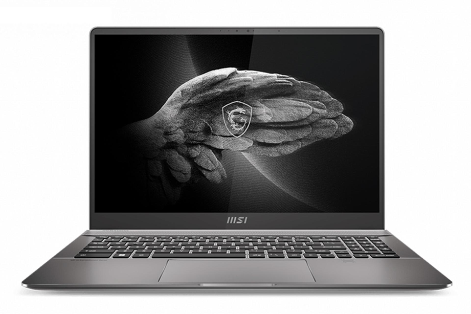 نمای جلو لپ تاپ ام اس آی کریتور Z16P B12UGST