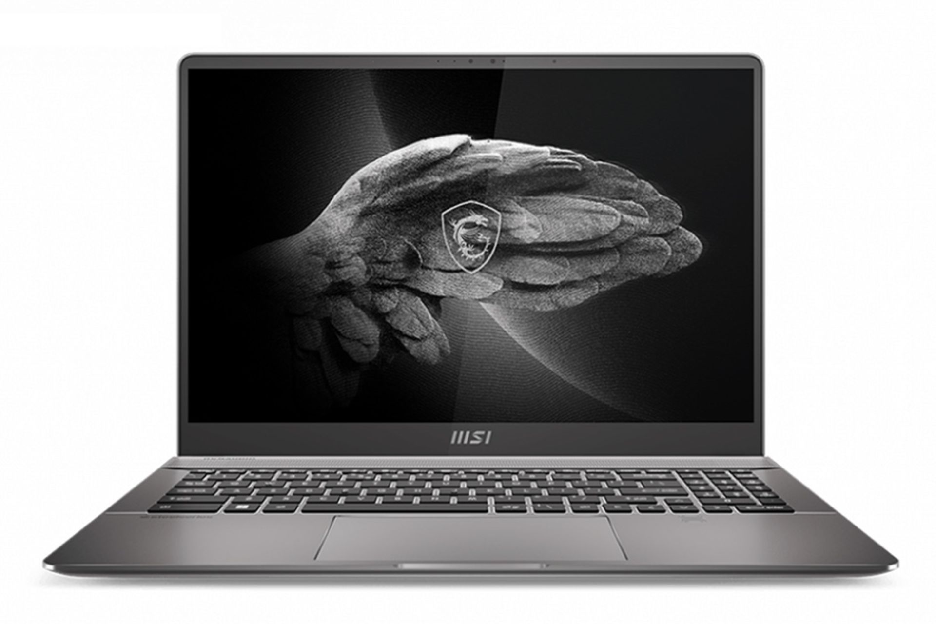 نمای جلو لپ تاپ ام اس آی کریتور Z16P B12UGST