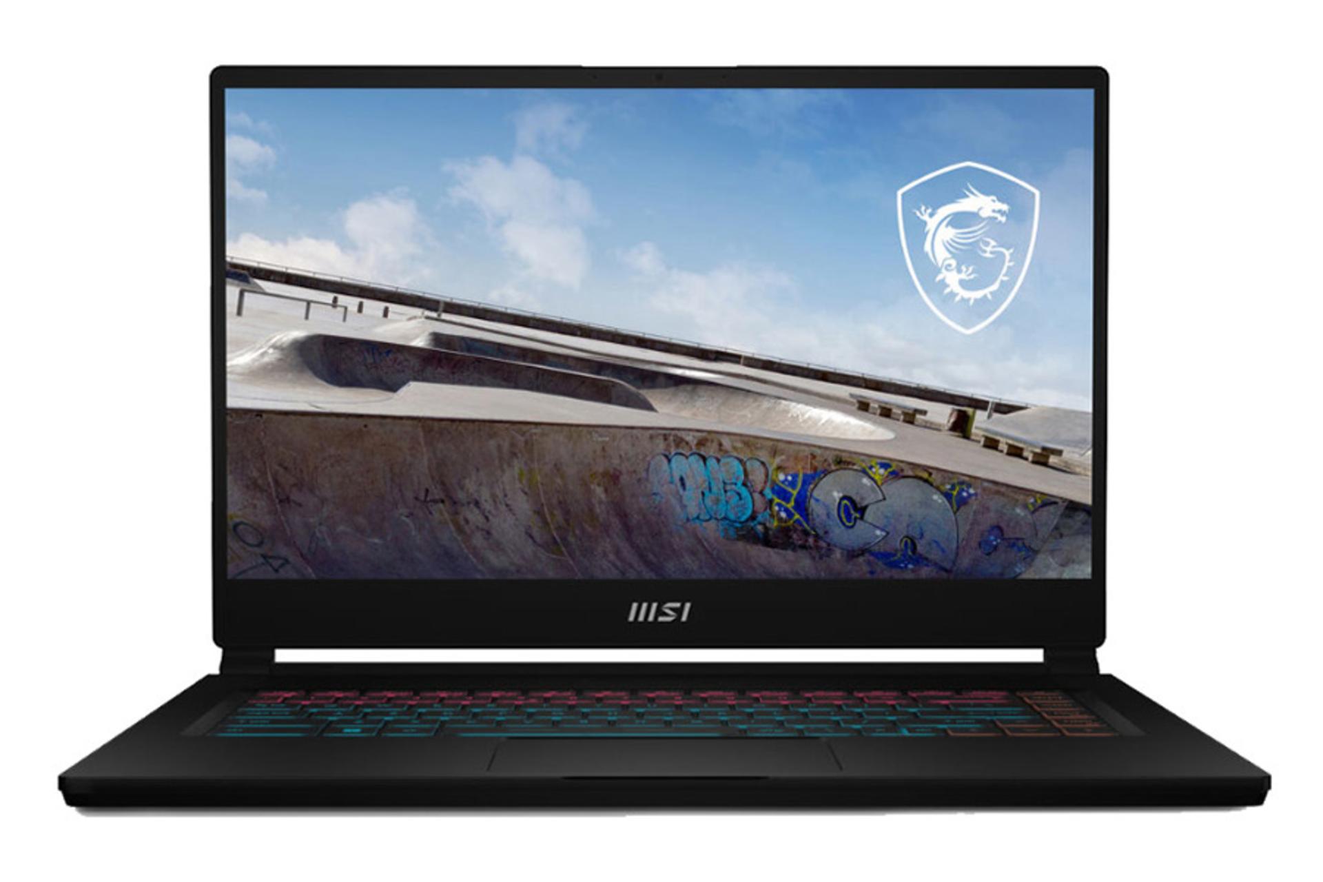 نمای جلو لپ تاپ ام اس آی Stealth 15m-b12ue