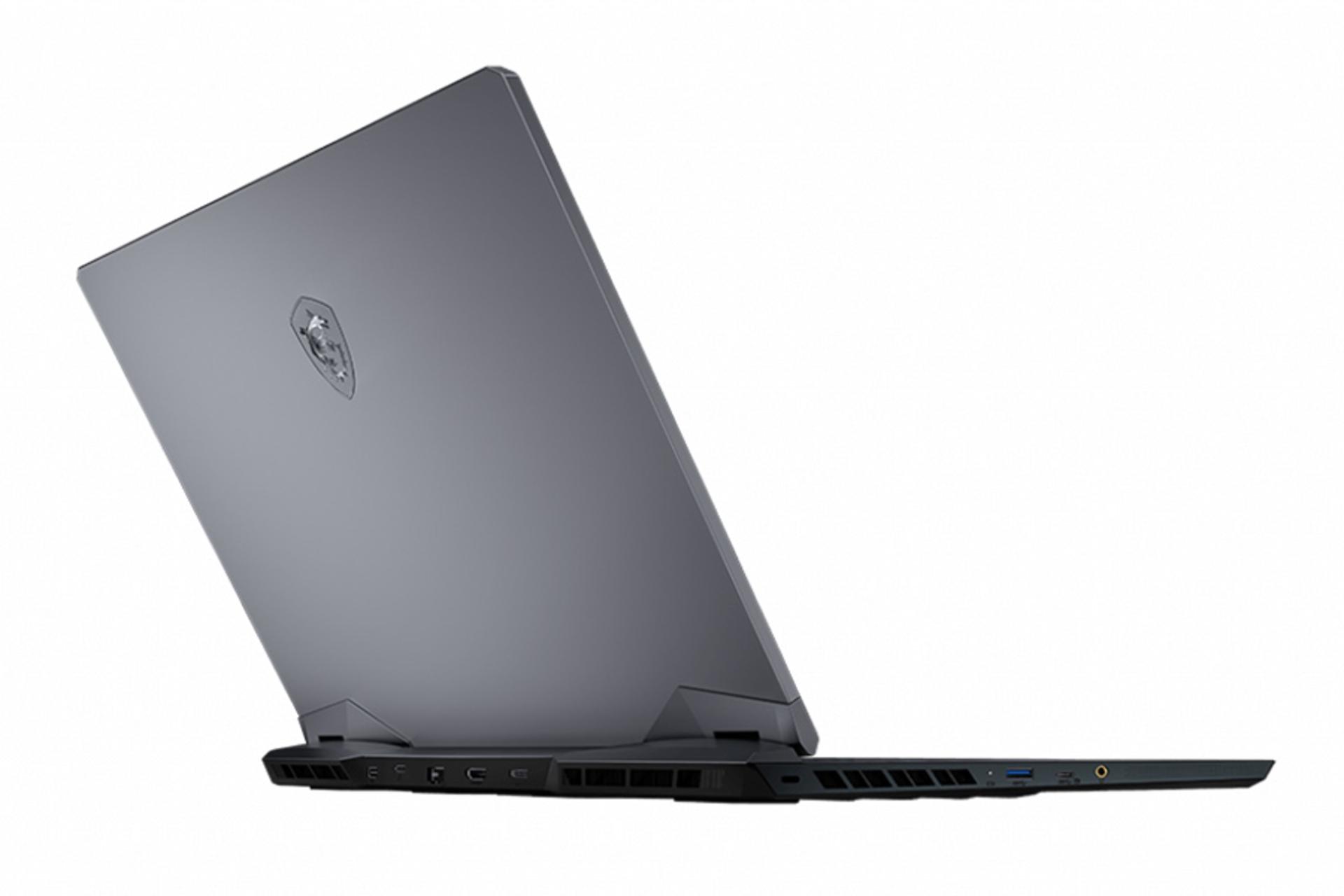 نمای نیمرخ و پشت لپ تاپ ام اس آی Raider GE66 12UGS